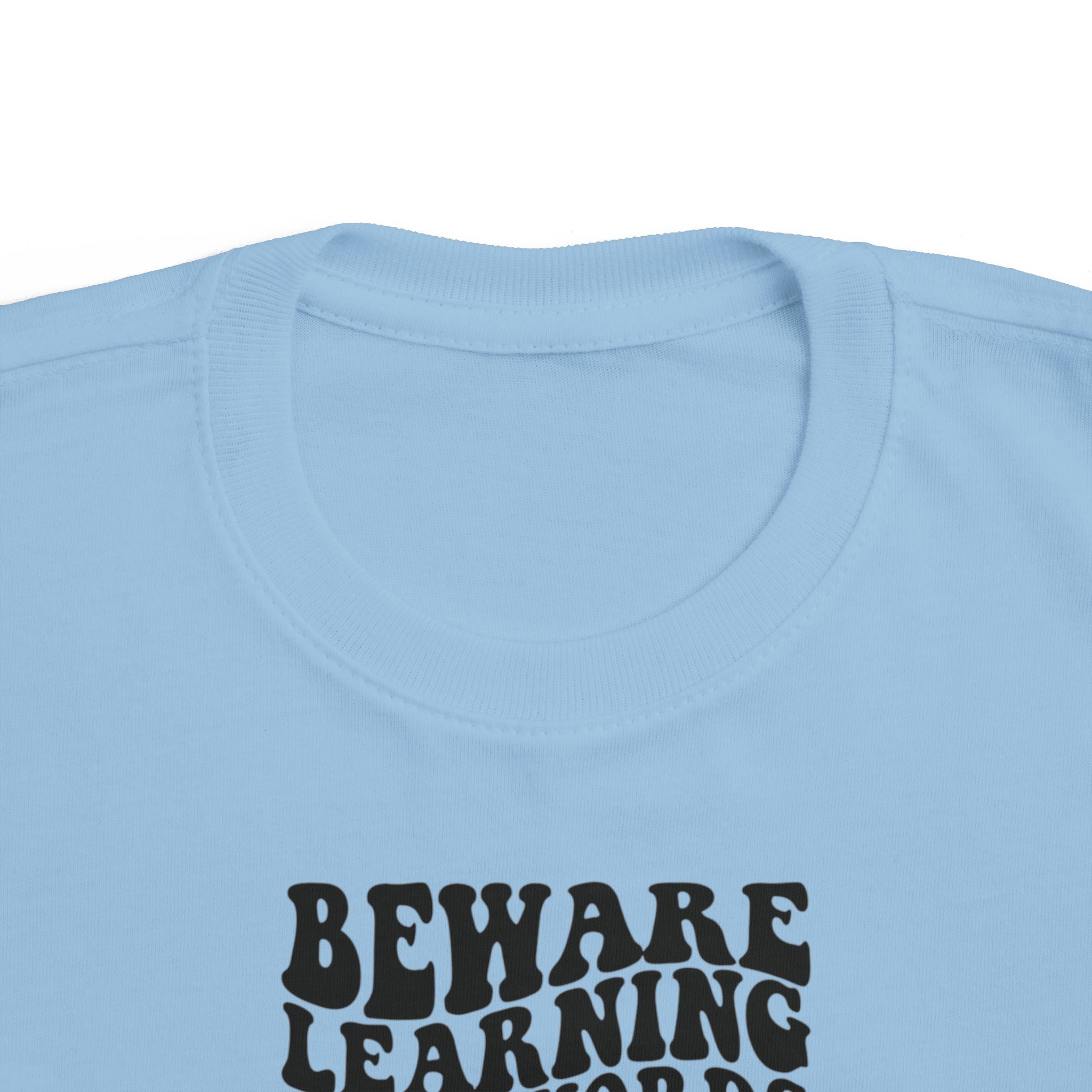 Beware Toddler T-Shirt - Beware Learning Bad Words, Cute Kids Tee, Funny Toddler Gift, Trendy Kids Apparel, Playful T-Shirt