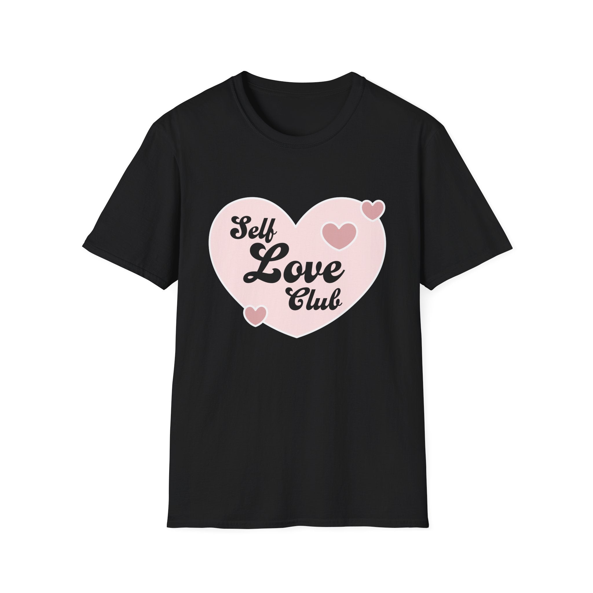 Self Love Club T-Shirt, Unisex Tee for Self-Care, Motivational Gift, Positive Affirmation Apparel, Everyday Comfort Wear