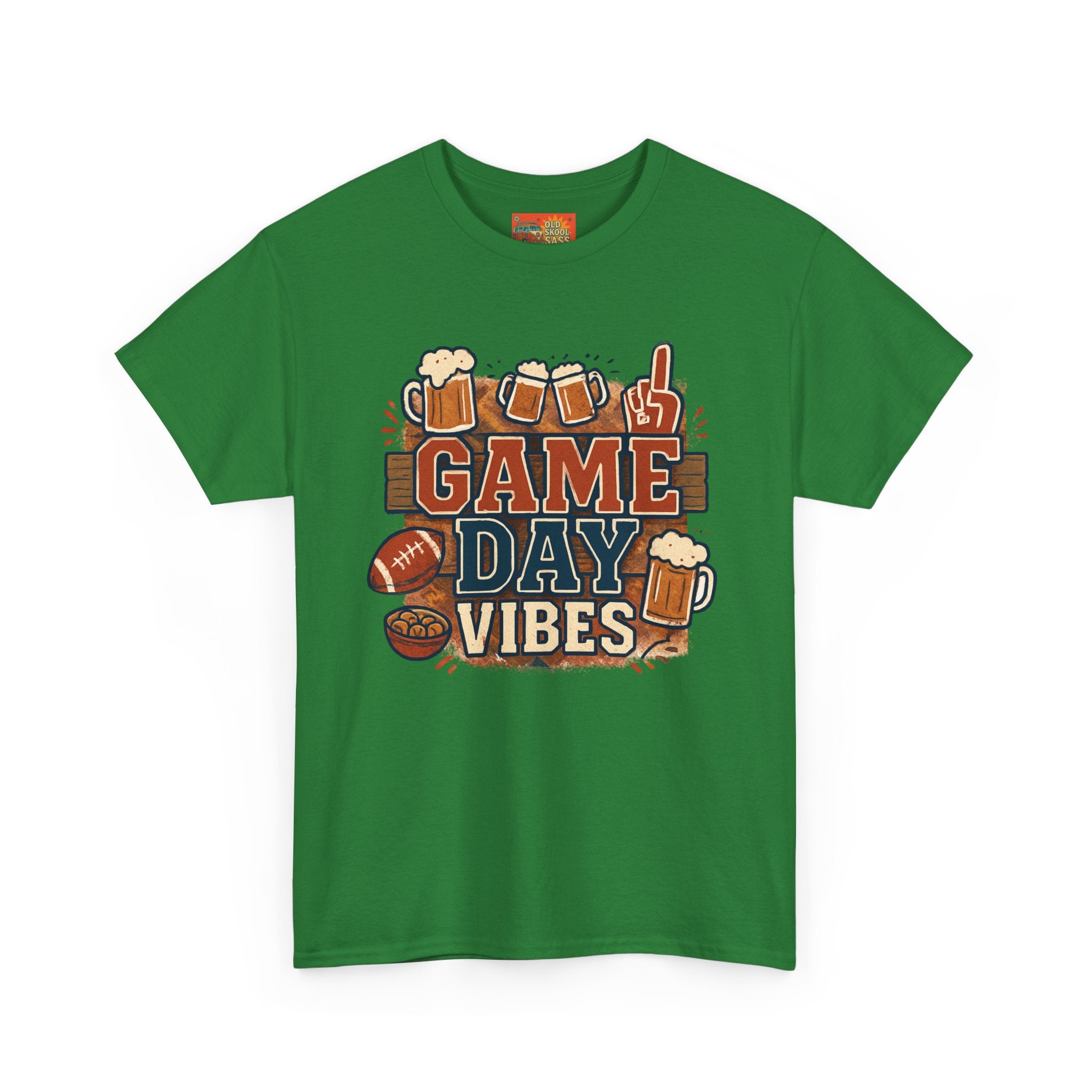 Game Day Vibes Unisex Cotton Tee, Sports T-Shirt, Casual Wear, Tailgating Gear, Game Watch Party Shirt, Gift for Sports Fans