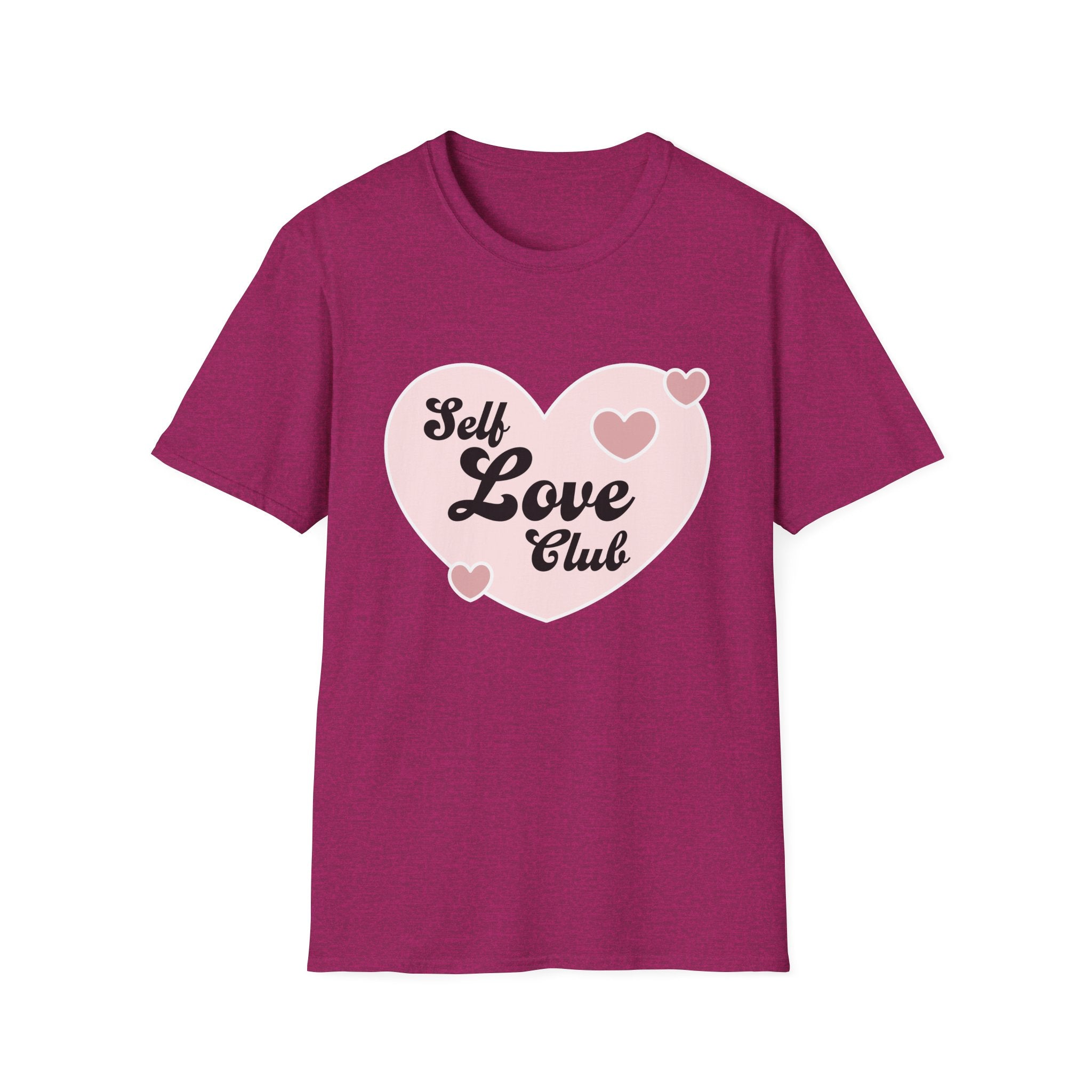 Self Love Club T-Shirt, Unisex Tee for Self-Care, Motivational Gift, Positive Affirmation Apparel, Everyday Comfort Wear