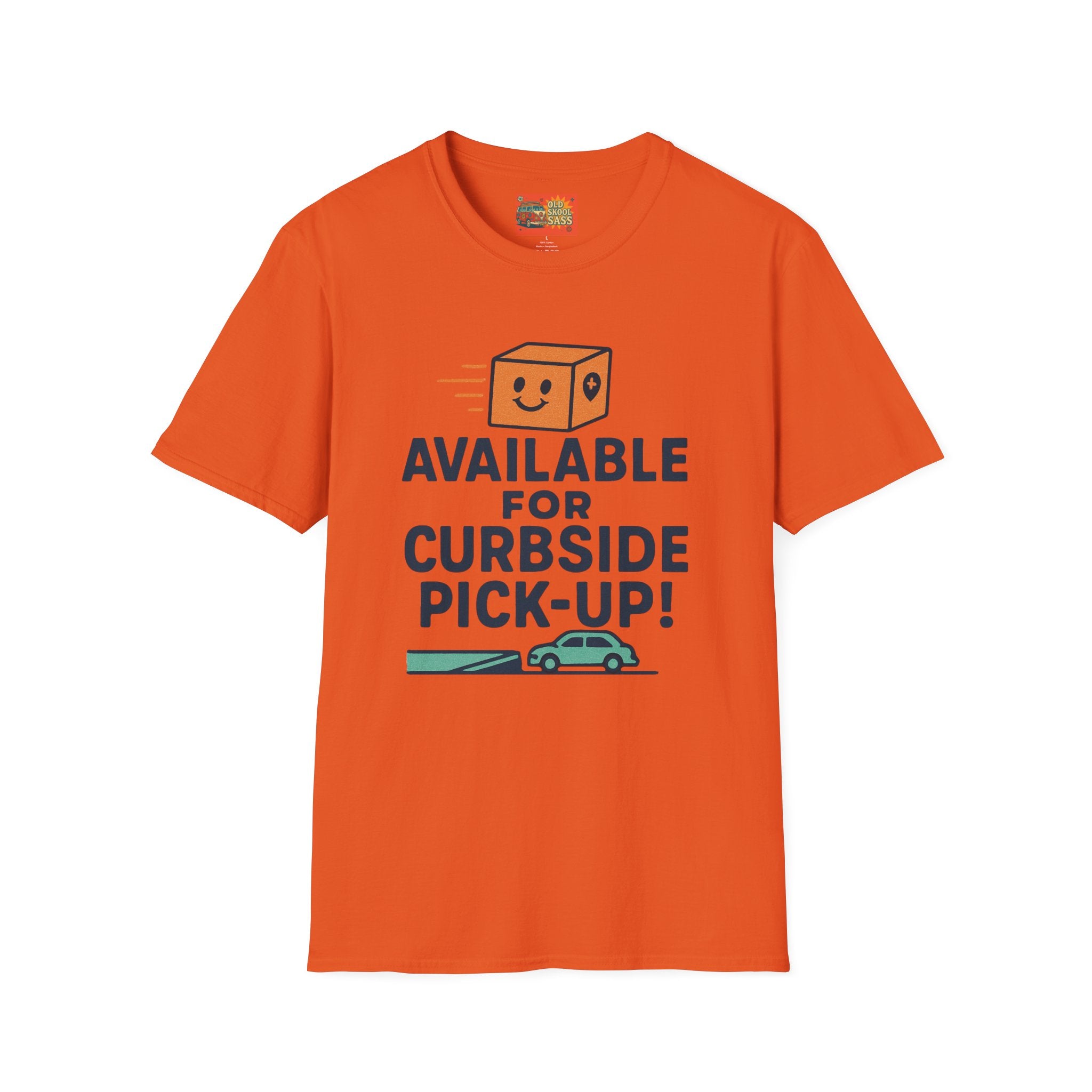 Curbside Pickup T-Shirt | Funny Unisex Tee for Delivery Lovers | Gift for Entrepreneurs | Casual Wear for Home & Work