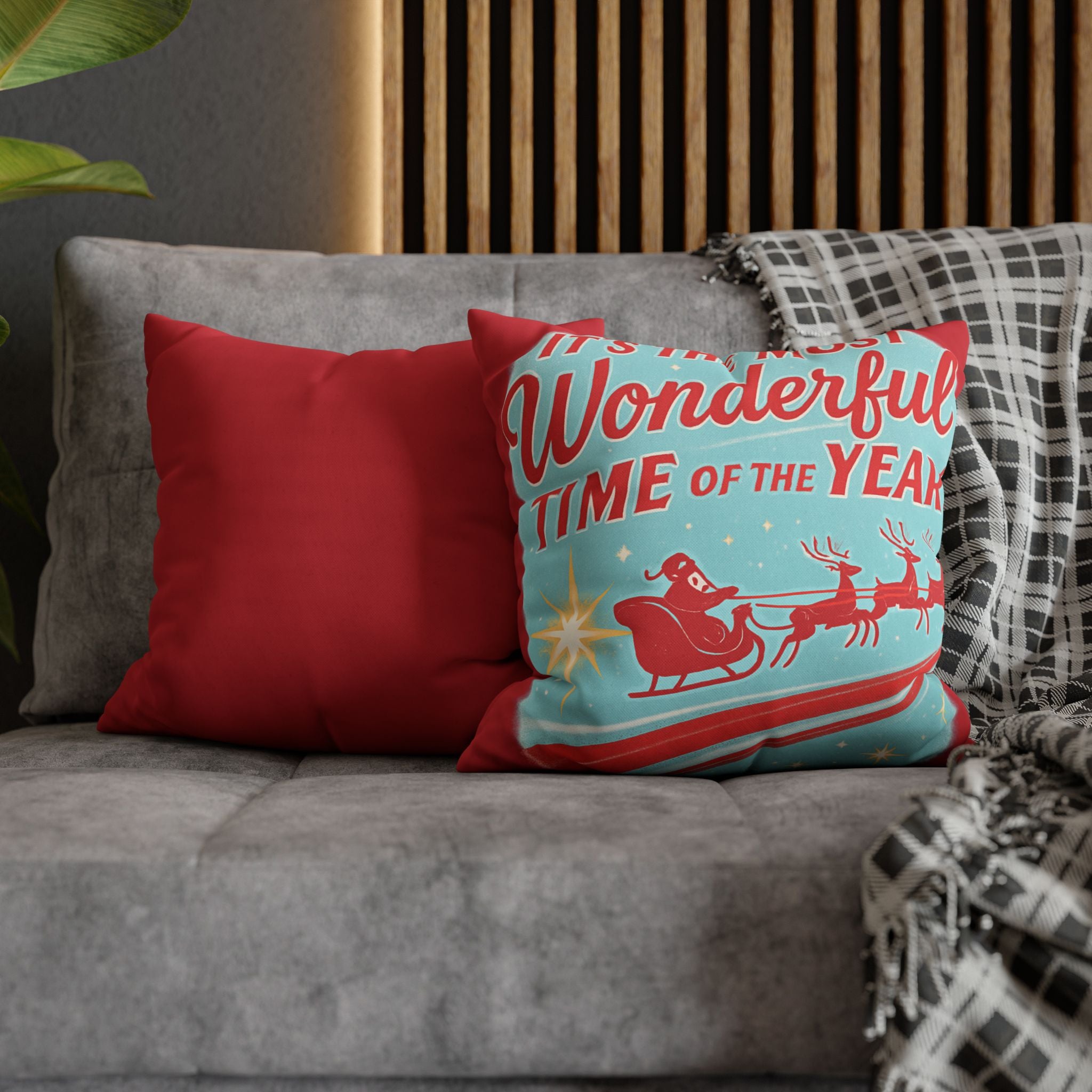 Festive Holiday Pillow