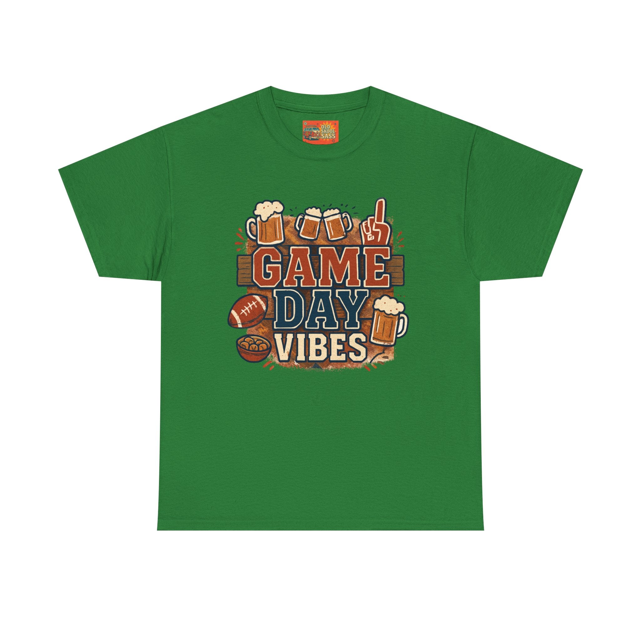 Game Day Vibes Unisex Cotton Tee, Sports T-Shirt, Casual Wear, Tailgating Gear, Game Watch Party Shirt, Gift for Sports Fans