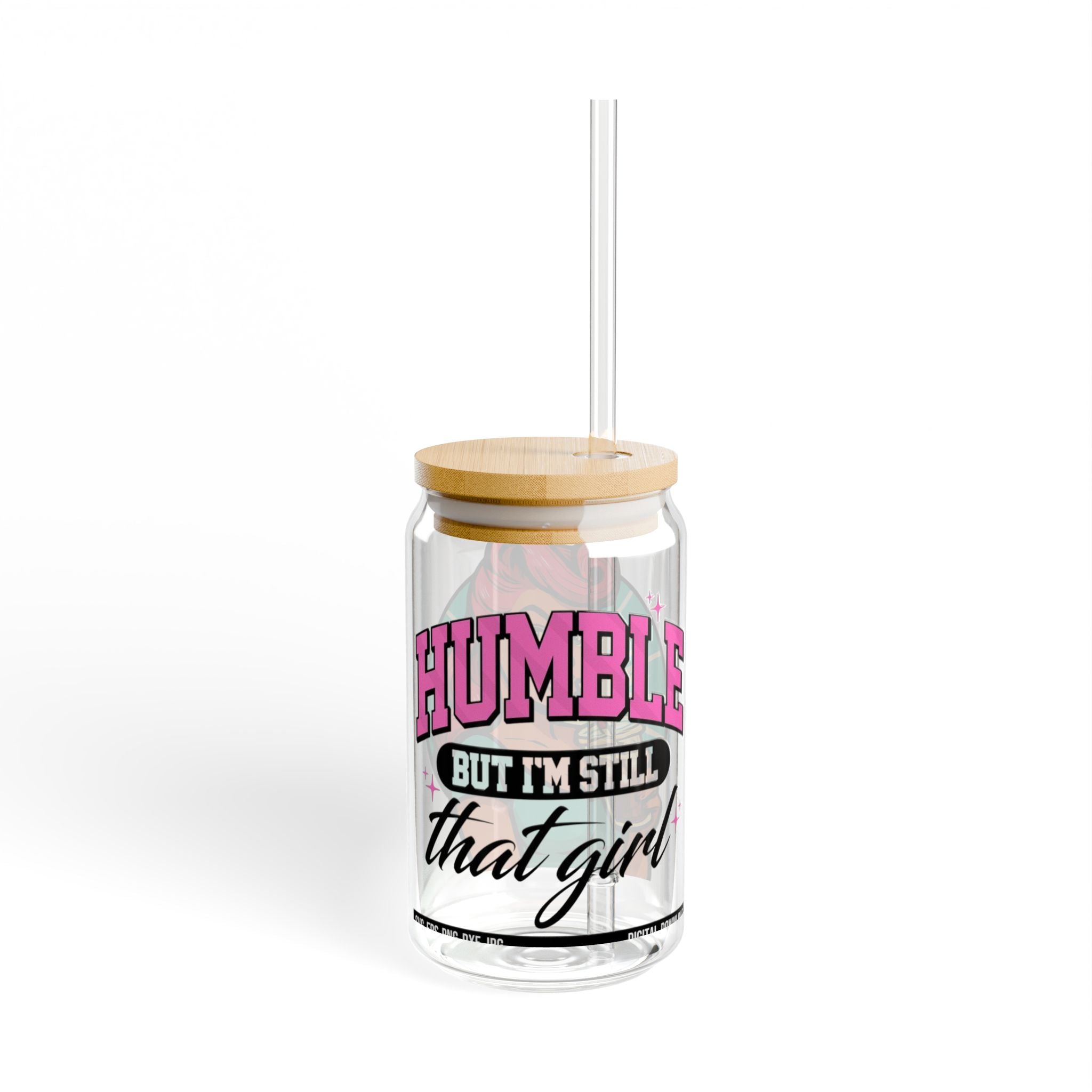 Pin Up, Humble Sipper Glass, 16oz – Stylish Drinkware for Everyday Use, Perfect for Parties, Gifts, and Self-Care Moments, Water Bottle, [...]