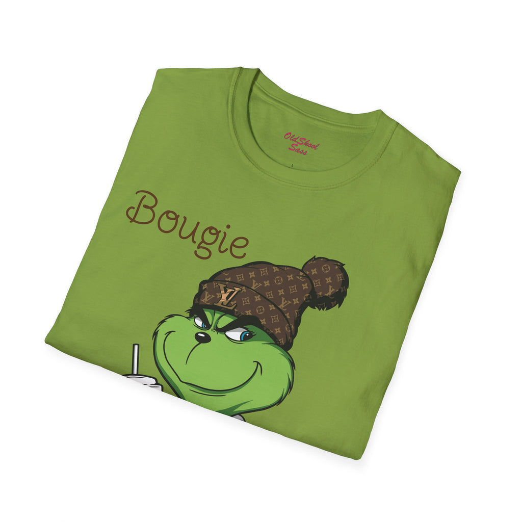 Bougie Grinchmas Unisex T-Shirt, Funny Christmas Tee, Holiday Humor Shirt, Gift for Grinch Fans, Winter Apparel
