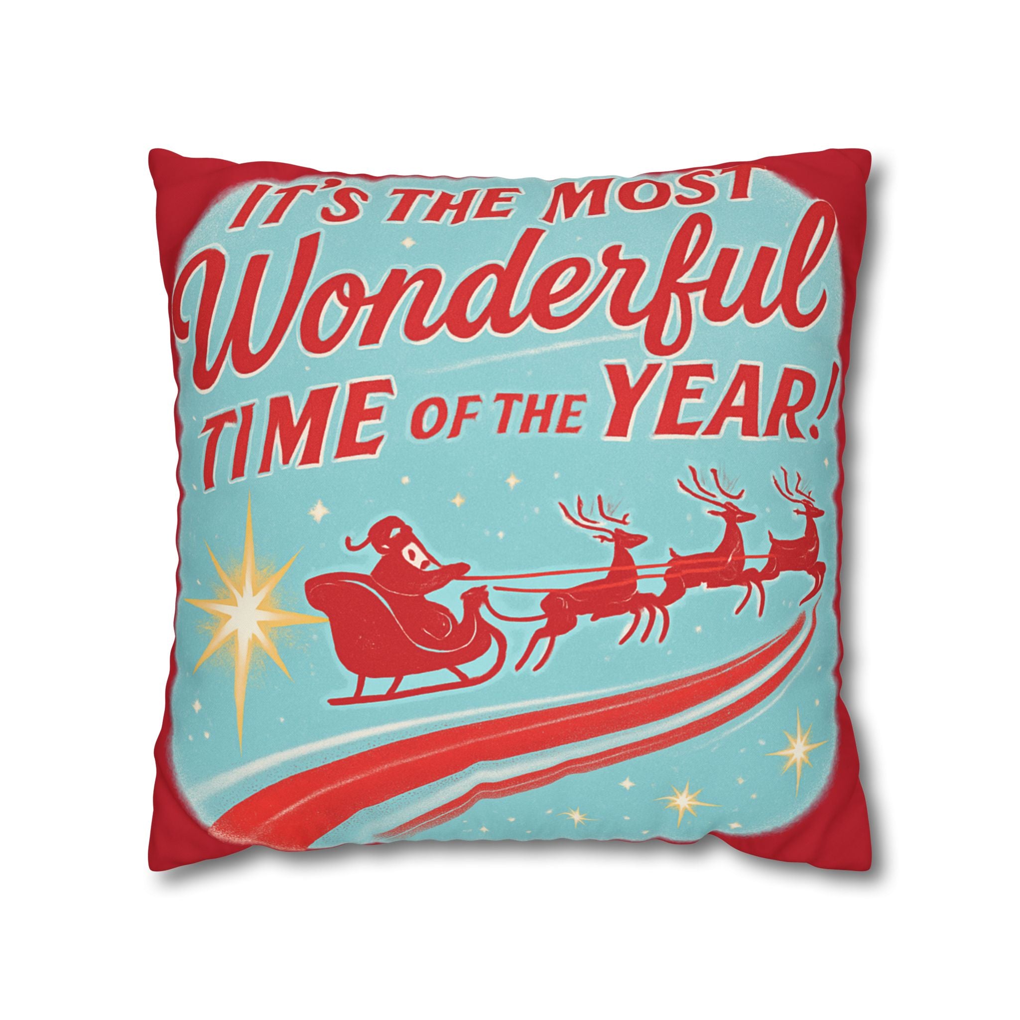 Festive Holiday Pillow