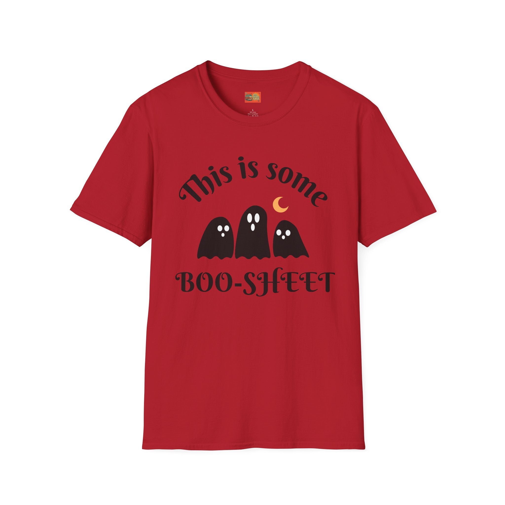 Unisex Halloween Graphic T-Shirt - This is Some Boo-Sheet, Funny Ghost Tee, Halloween Apparel, Fall Festival Shirt, Spooky Gift Idea