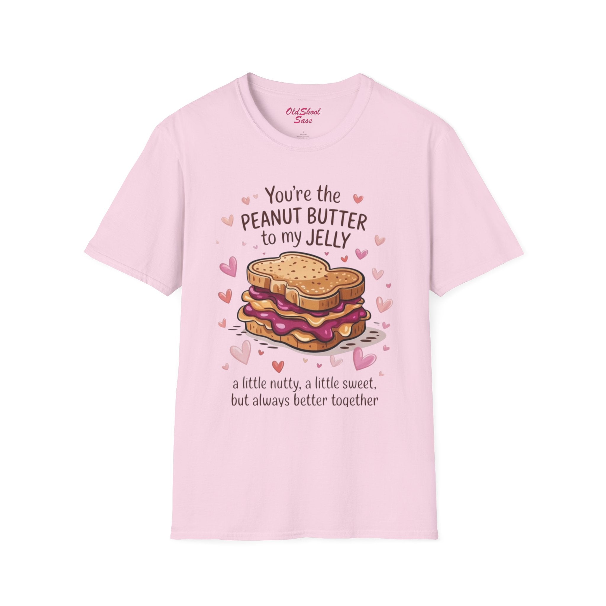Cute Peanut Butter and Jelly Couple T-Shirt, Valentine's Day Gift, Sweet Relationship Tee, Fun Food Lovers Shirt, Unisex Graphic Top