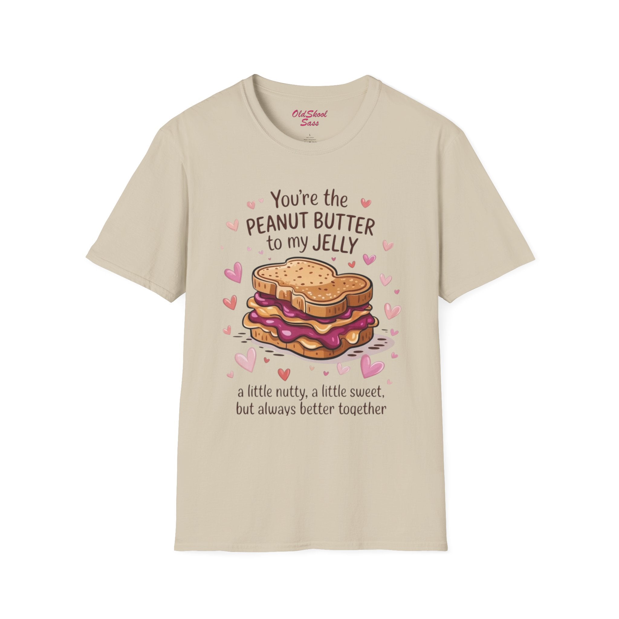 Cute Peanut Butter and Jelly Couple T-Shirt, Valentine's Day Gift, Sweet Relationship Tee, Fun Food Lovers Shirt, Unisex Graphic Top
