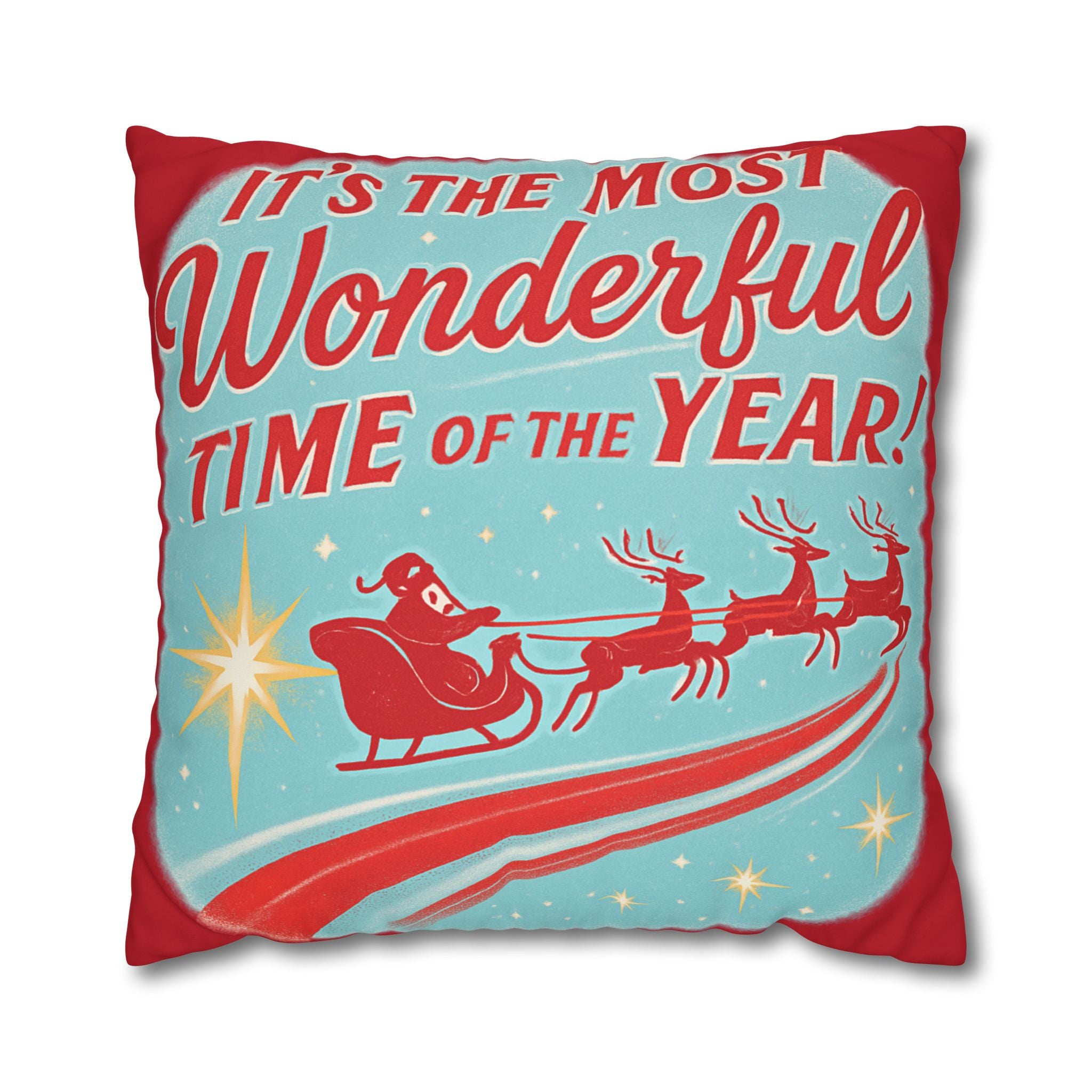 Festive Holiday Pillow