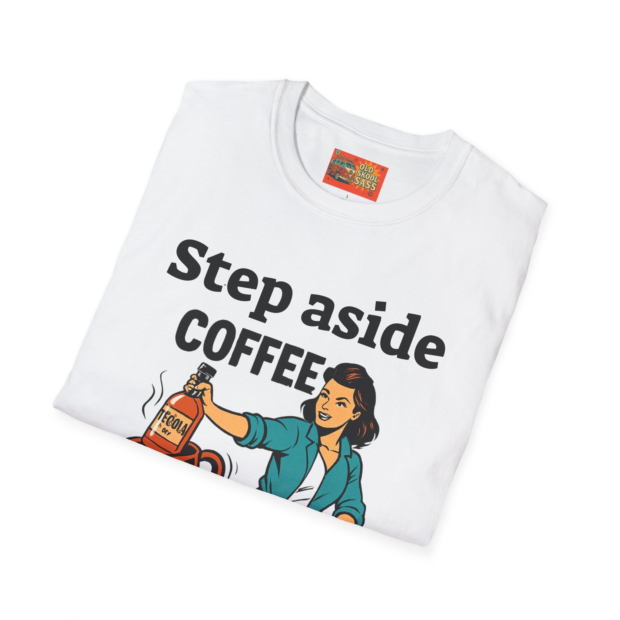 Funny Alcohol T-Shirt, Humorous Gift, Coffee Lovers Tee, Unisex Casual Wear, Birthday Gift, Party Shirt
