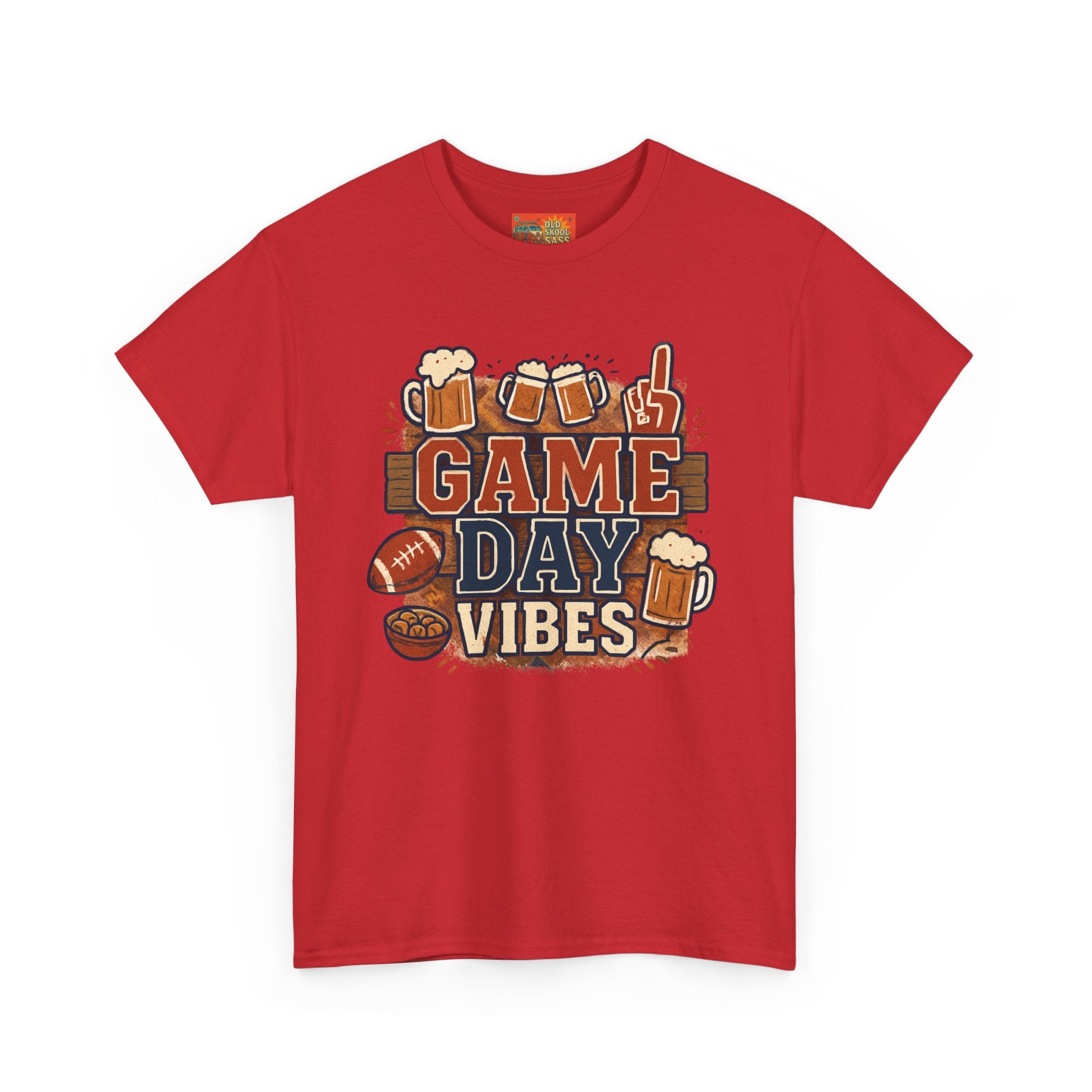 Game Day Vibes Unisex Cotton Tee, Sports T-Shirt, Casual Wear, Tailgating Gear, Game Watch Party Shirt, Gift for Sports Fans