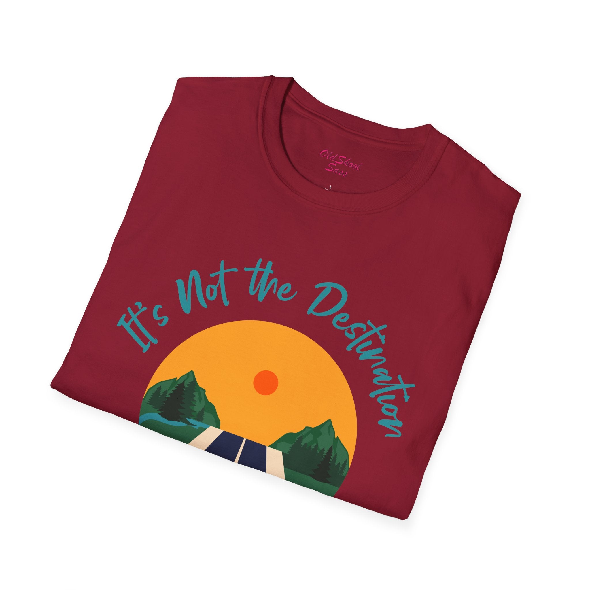 Adventure Journey Tee - Unisex Softstyle T-Shirt, Travel Shirt, Motivational Gift, Road Trip Apparel, Hiking Outfit, Inspirational Clothing