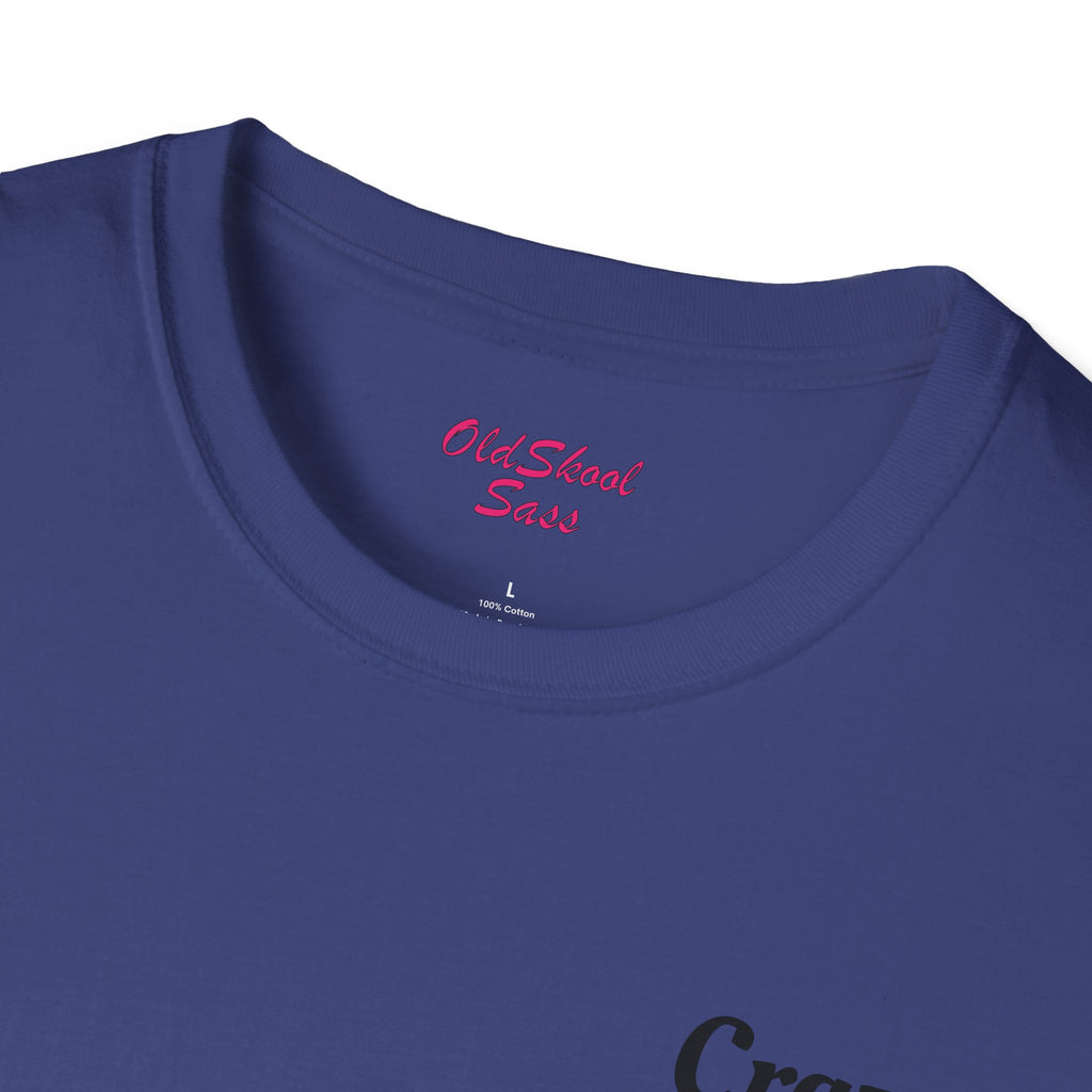 Crazy Train Unisex Softstyle T-Shirt, Perfect for Train Lovers, Unique Gift for Him/Her, Casual Wear, Fun Graphic Tee