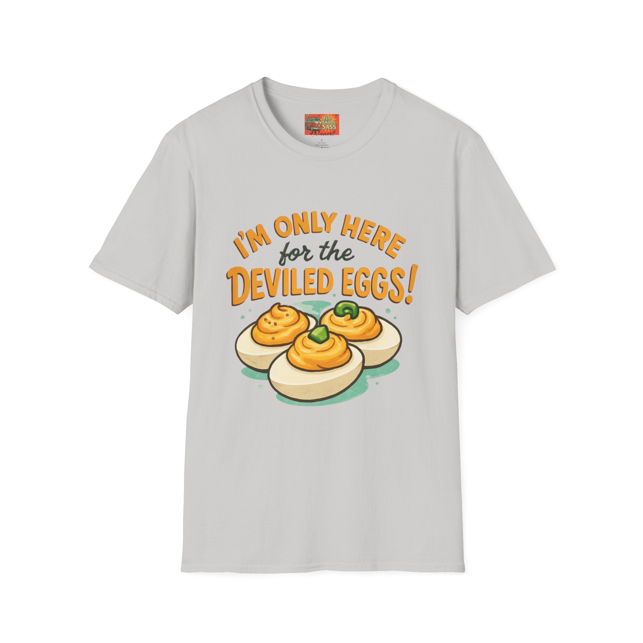 Funny Deviled Eggs T-Shirt, Casual Tee, Foodie Gift, Kitchen Shirt, Thanksgiving Apparel, Party Clothing