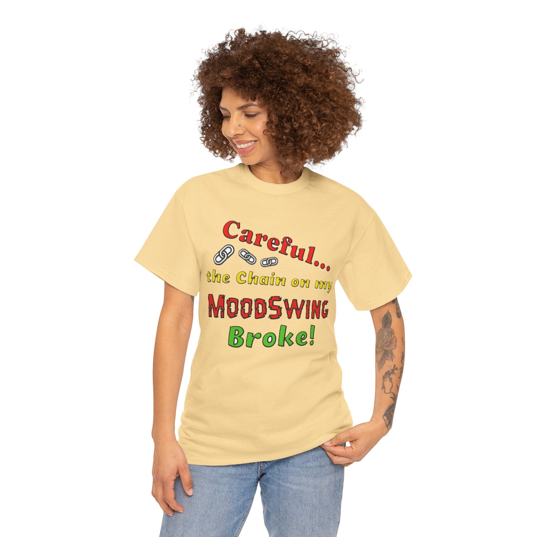 Mood Swing Humor Tee - Fun Graphic Shirt, Casual Wear, Gift for Friends, Quirky Apparel, Humor Lover's Gift