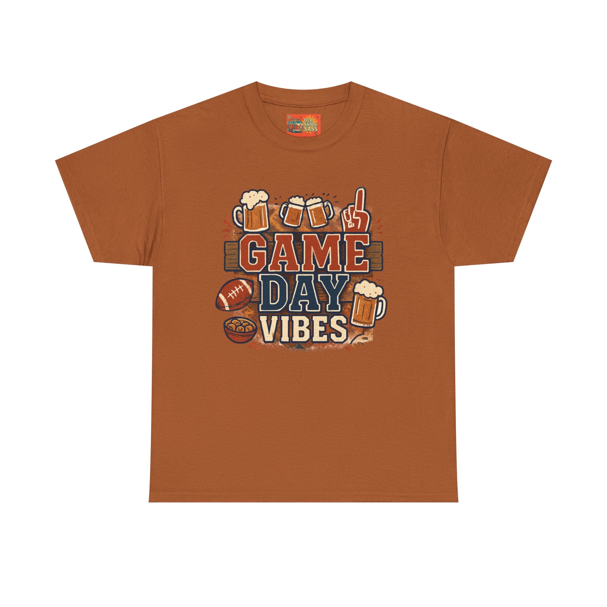 Game Day Vibes Unisex Cotton Tee, Sports T-Shirt, Casual Wear, Tailgating Gear, Game Watch Party Shirt, Gift for Sports Fans