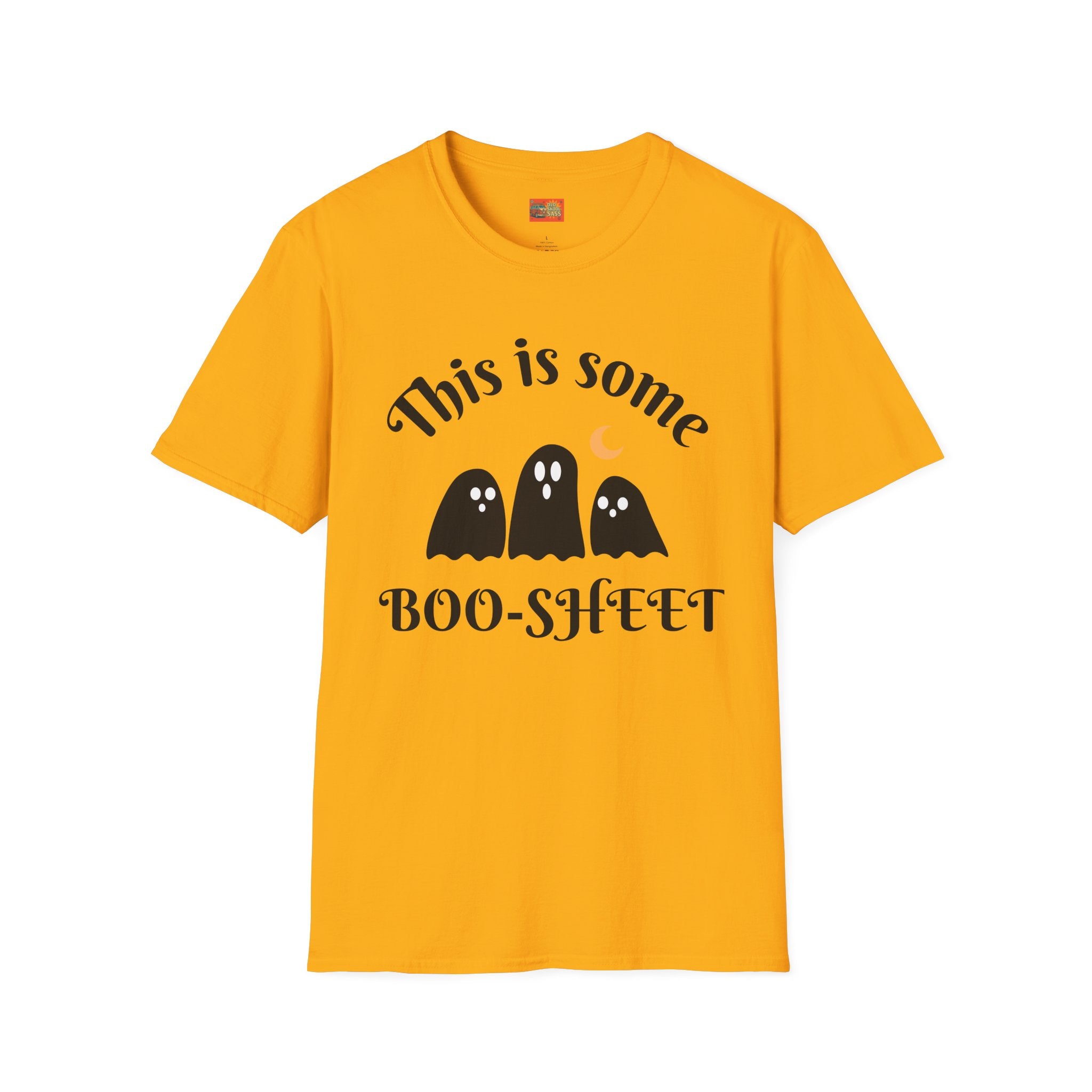 Unisex Halloween Graphic T-Shirt - This is Some Boo-Sheet, Funny Ghost Tee, Halloween Apparel, Fall Festival Shirt, Spooky Gift Idea