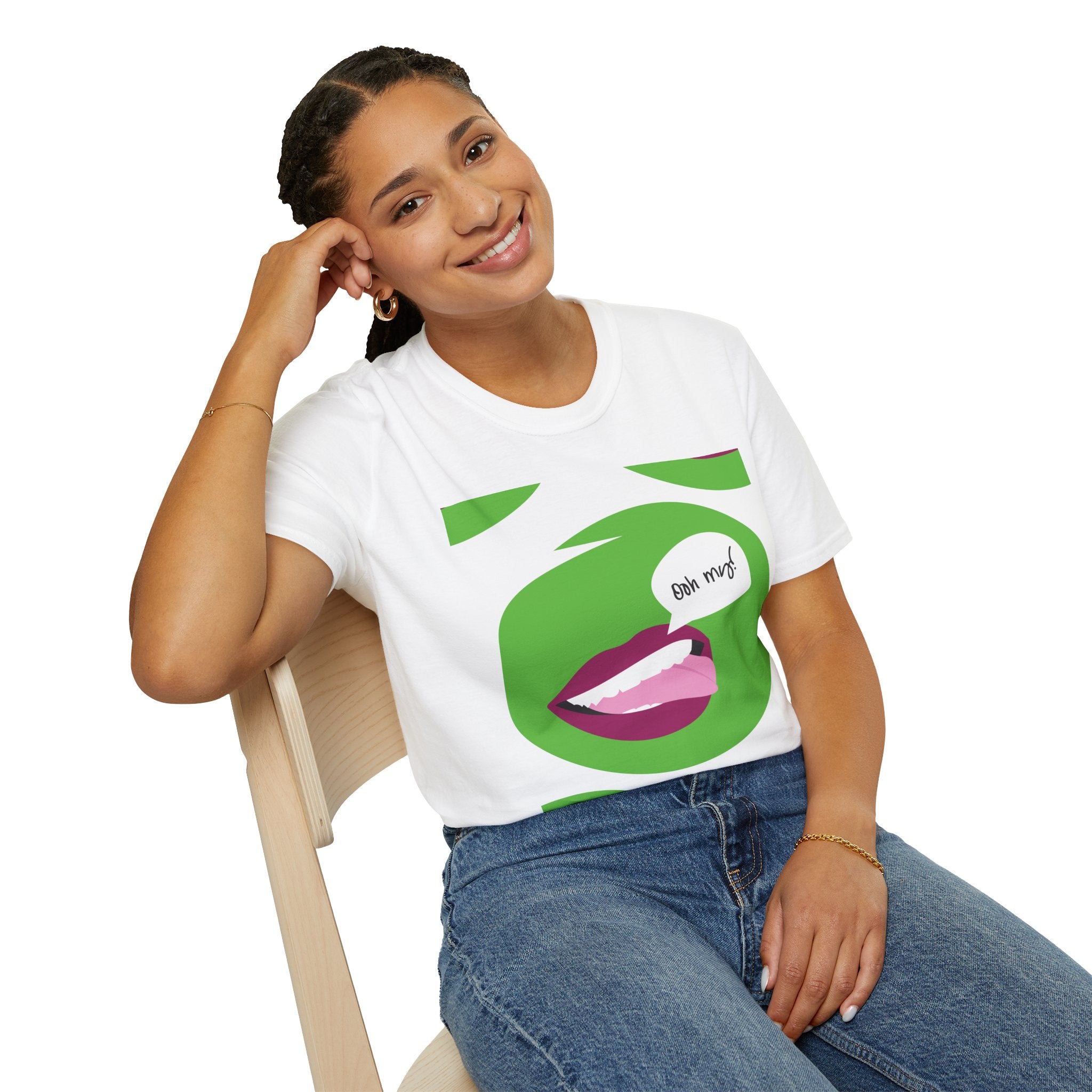 Bold Graphic Tee with Fun Design, Unisex Casual T-Shirt, Pop Art Style Apparel, Great for Summer Outings, Gift for Friends