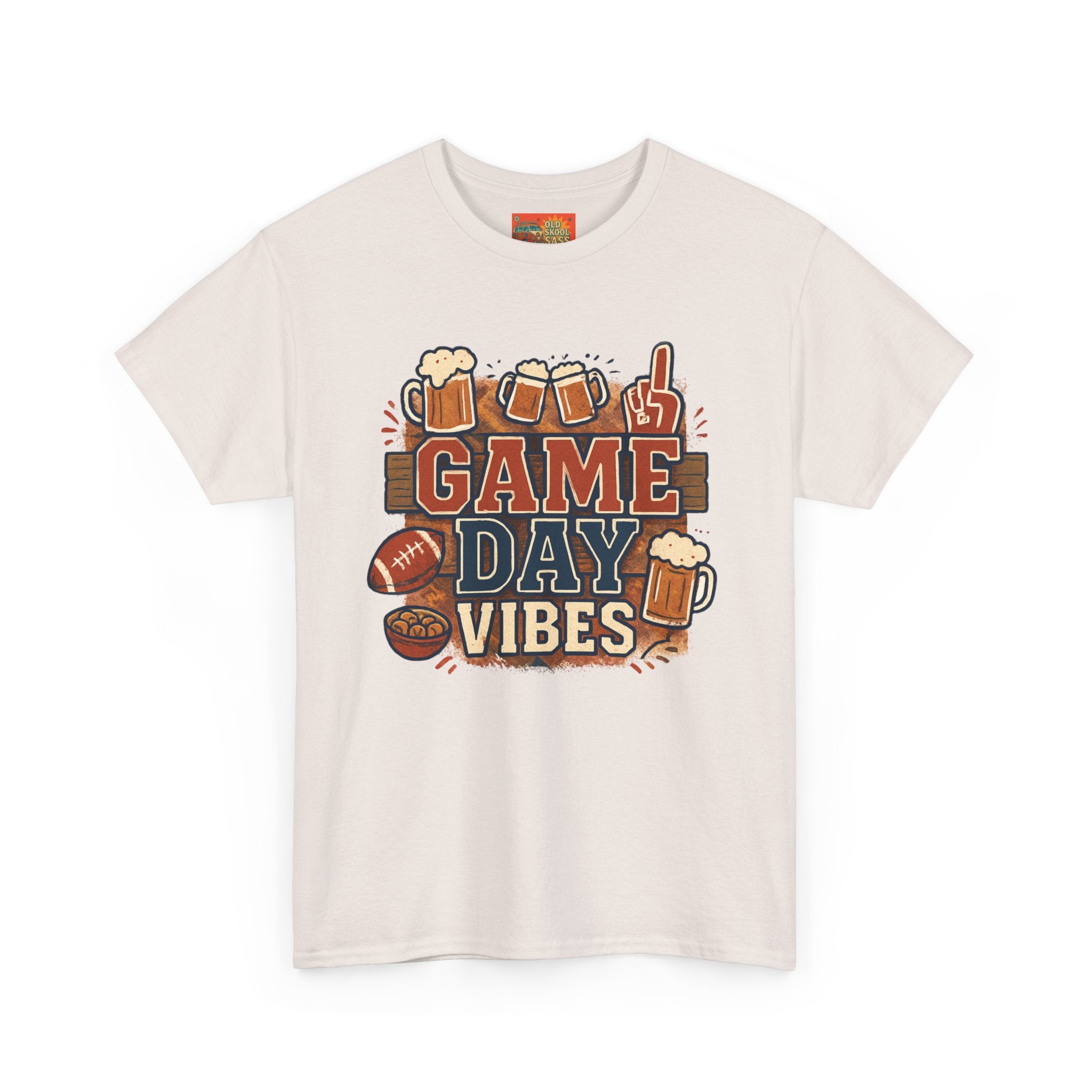 Game Day Vibes Unisex Cotton Tee, Sports T-Shirt, Casual Wear, Tailgating Gear, Game Watch Party Shirt, Gift for Sports Fans