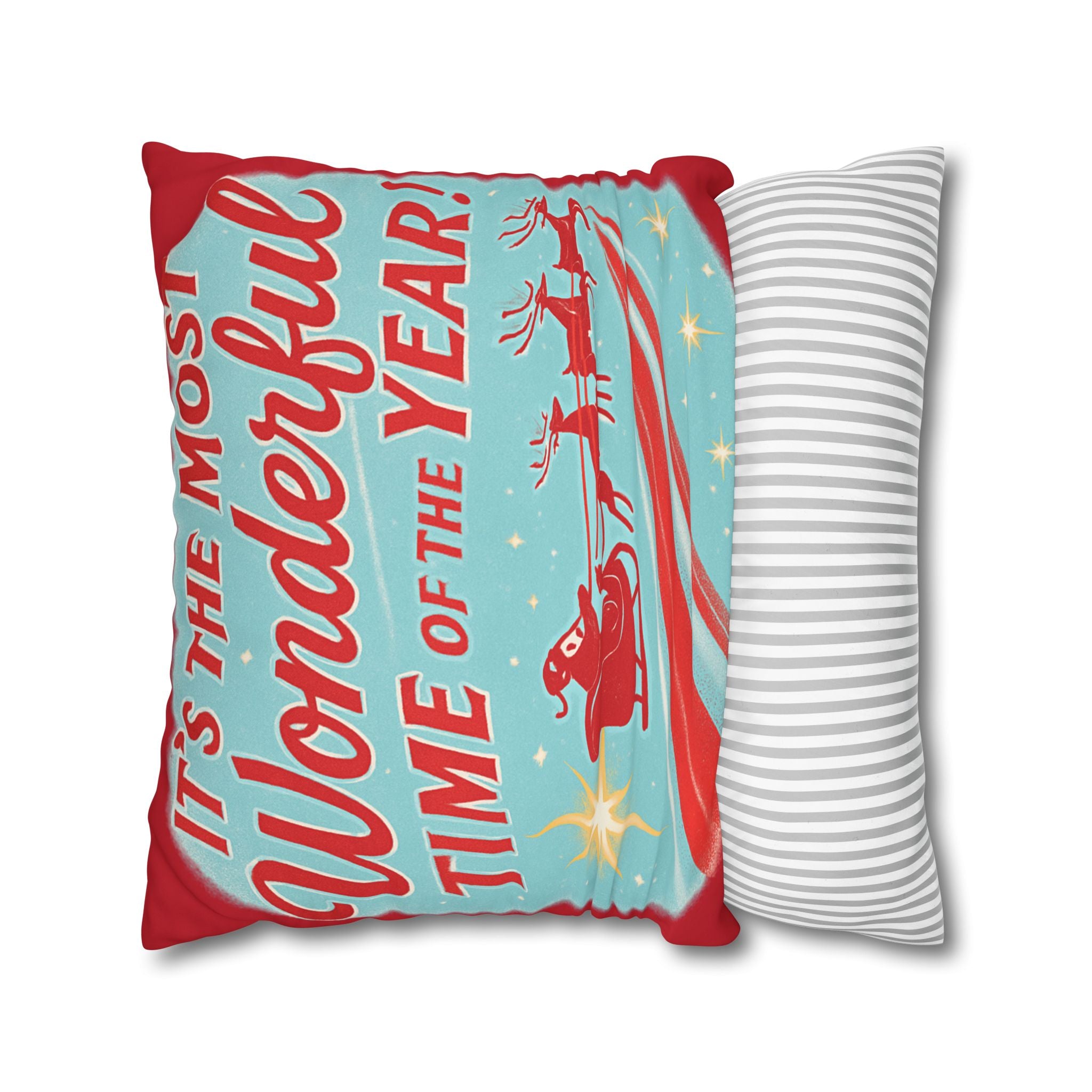 Festive Holiday Pillow