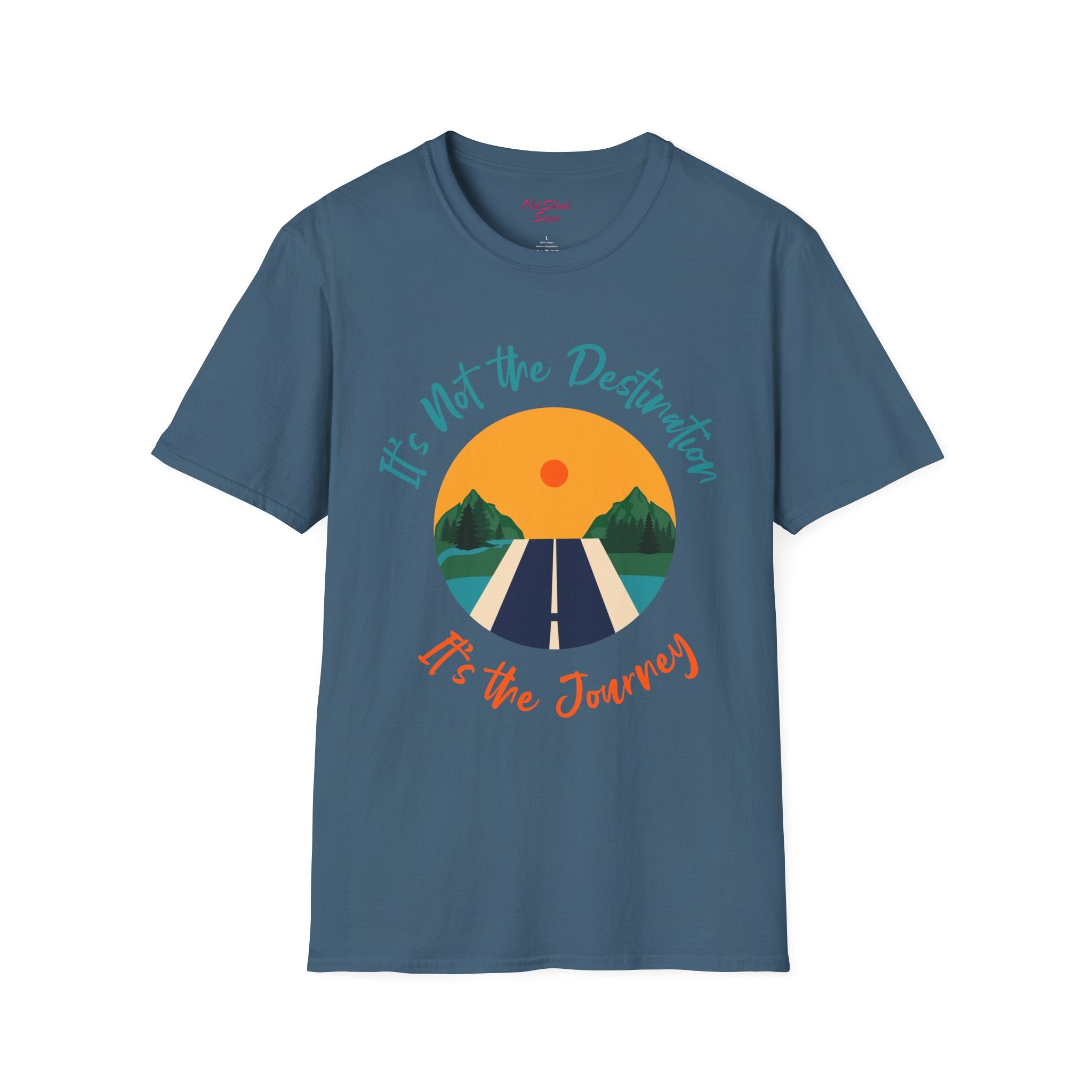 Adventure Journey Tee - Unisex Softstyle T-Shirt, Travel Shirt, Motivational Gift, Road Trip Apparel, Hiking Outfit, Inspirational Clothing