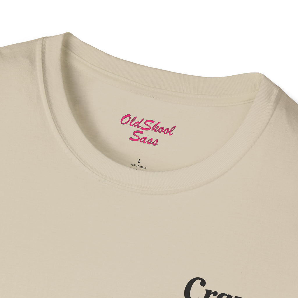 Crazy Train Unisex Softstyle T-Shirt, Perfect for Train Lovers, Unique Gift for Him/Her, Casual Wear, Fun Graphic Tee
