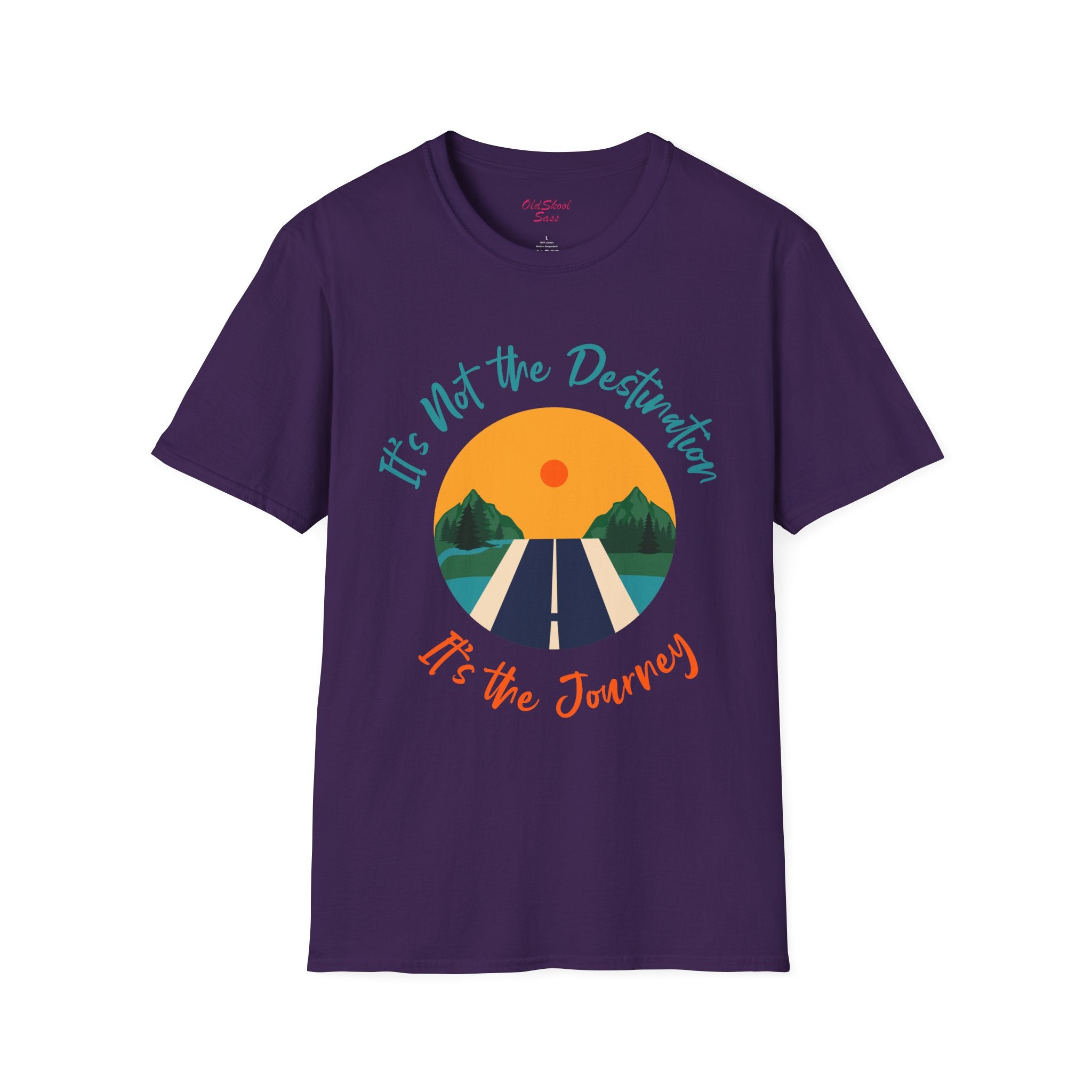 Adventure Journey Tee - Unisex Softstyle T-Shirt, Travel Shirt, Motivational Gift, Road Trip Apparel, Hiking Outfit, Inspirational Clothing