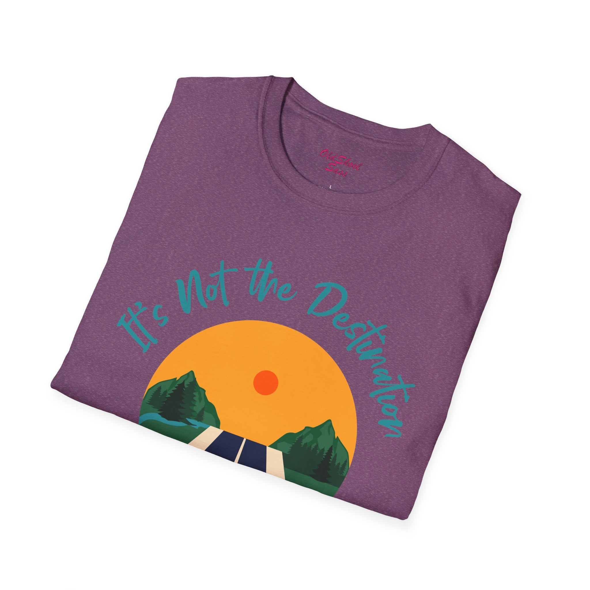 Adventure Journey Tee - Unisex Softstyle T-Shirt, Travel Shirt, Motivational Gift, Road Trip Apparel, Hiking Outfit, Inspirational Clothing