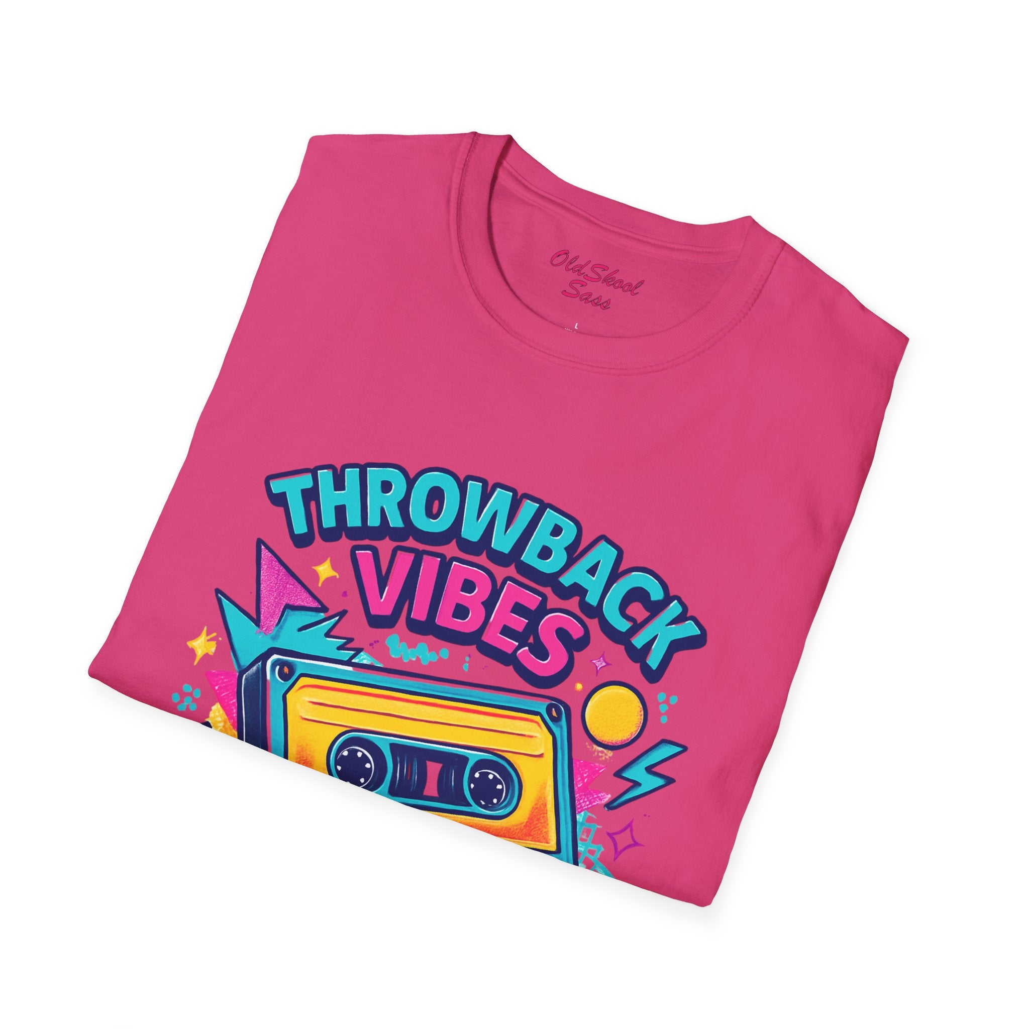 Retro Graphic T-Shirt, Throwback Vibes Tee, 80s 90s Nostalgia Shirt, Casual Wear, Trendy Gift for Music Lovers