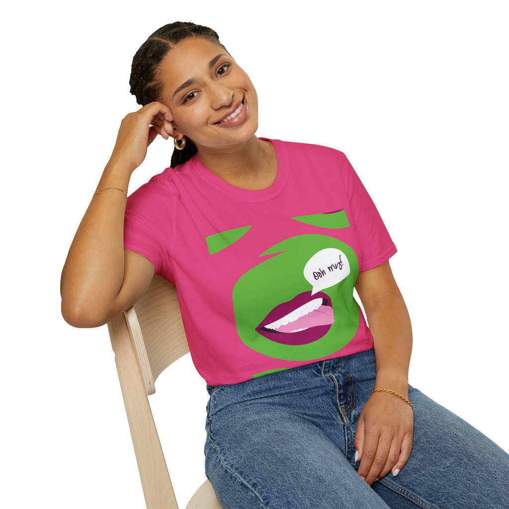 Bold Graphic Tee with Fun Design, Unisex Casual T-Shirt, Pop Art Style Apparel, Great for Summer Outings, Gift for Friends