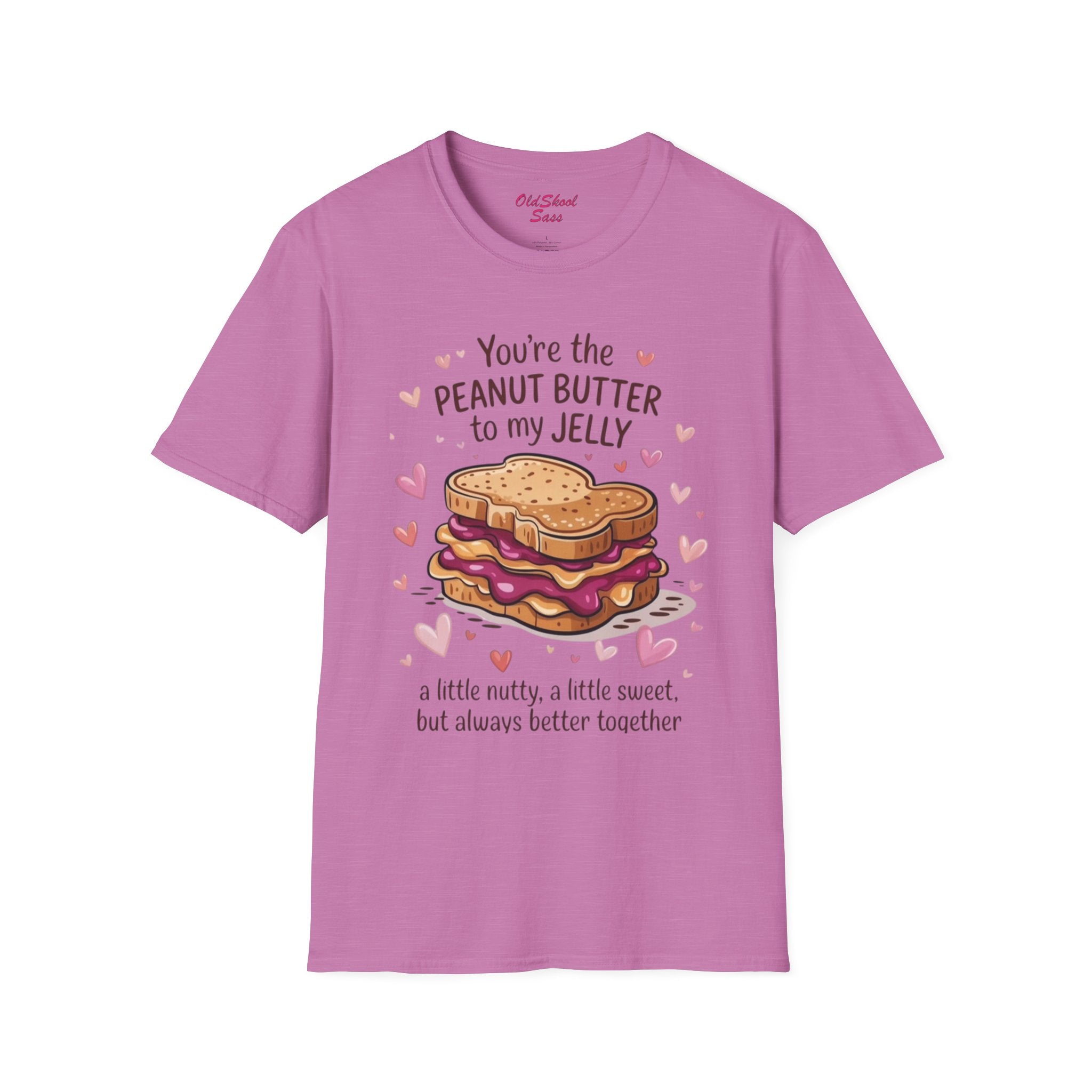 Cute Peanut Butter and Jelly Couple T-Shirt, Valentine's Day Gift, Sweet Relationship Tee, Fun Food Lovers Shirt, Unisex Graphic Top