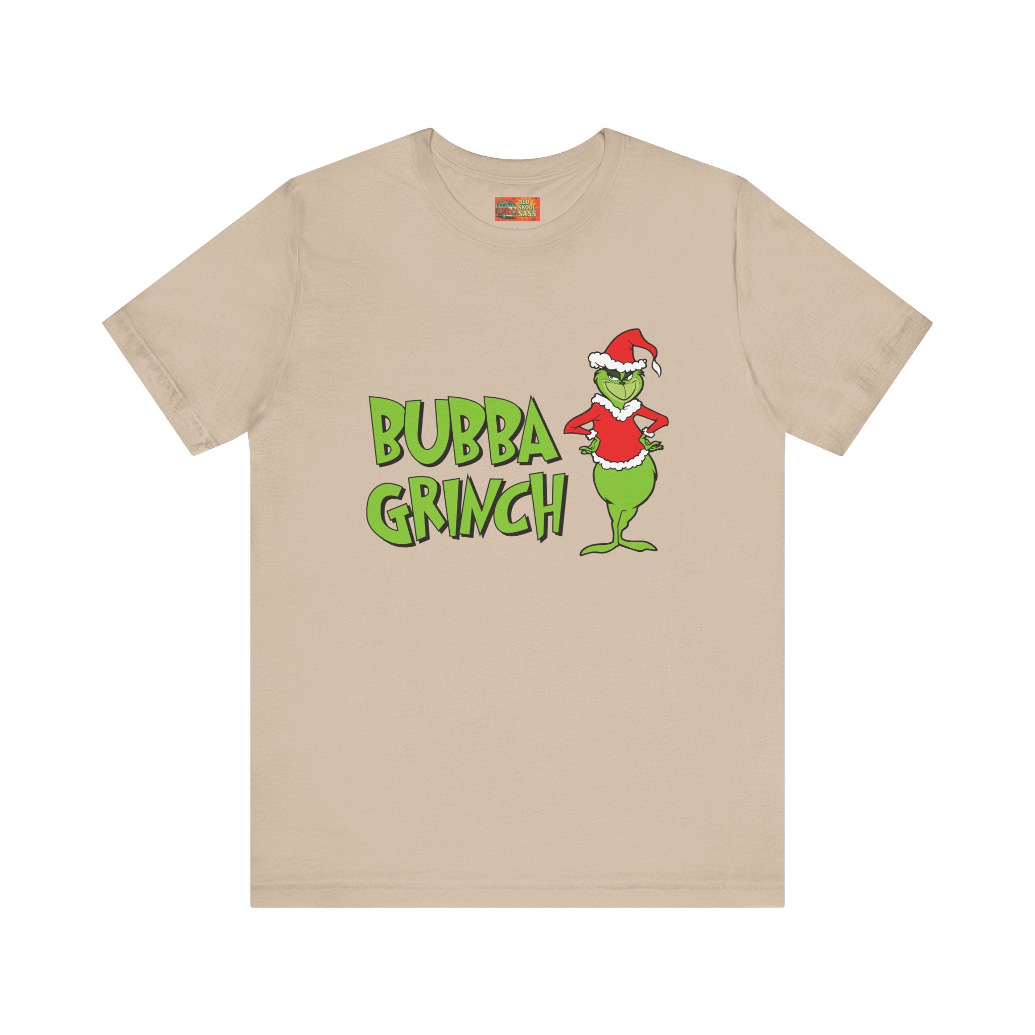Bubba Grinch Tee - Unisex Jersey Short Sleeve Shirt, Funny Christmas Gift, Holiday Apparel, Santa Grinch Design, Tee for Family Gatherings