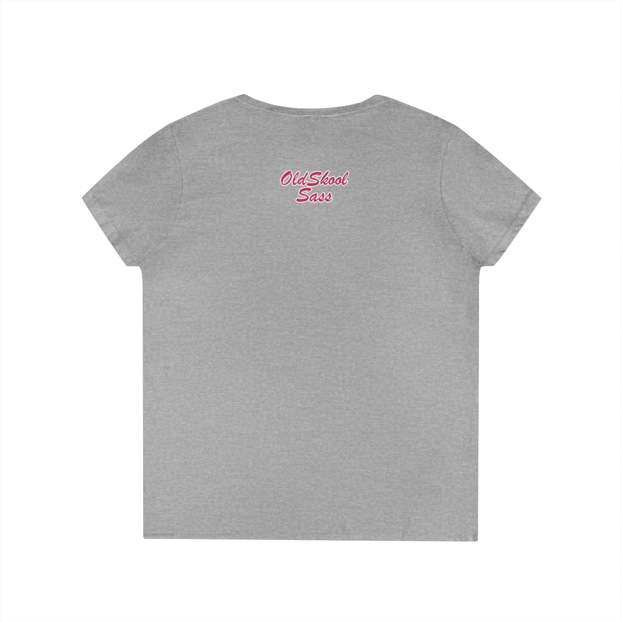 Feelin' Feral Ladies' V-Neck T-Shirt, Funny Animal Tee, Gift for Pet Lovers, Casual Wear, Birthday Gift, Cute Graphic Shirt