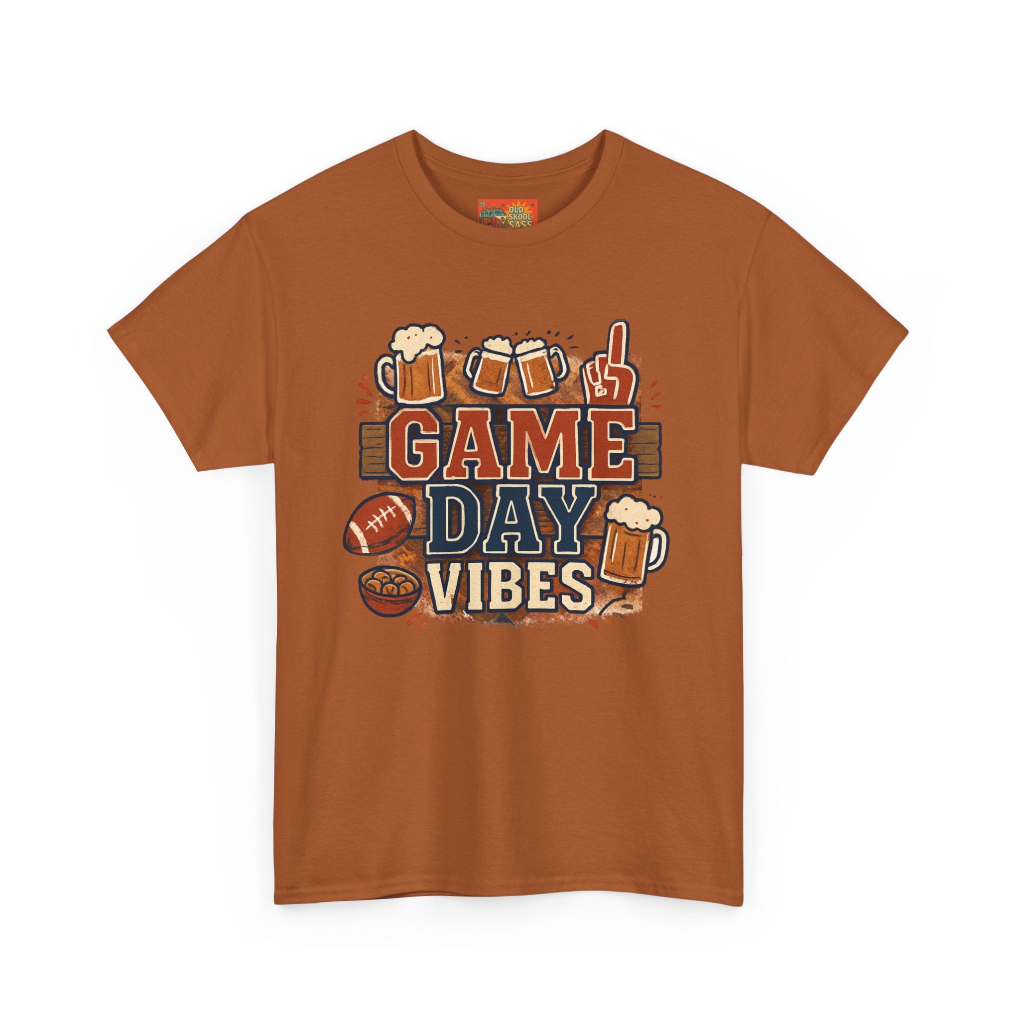 Game Day Vibes Unisex Cotton Tee, Sports T-Shirt, Casual Wear, Tailgating Gear, Game Watch Party Shirt, Gift for Sports Fans