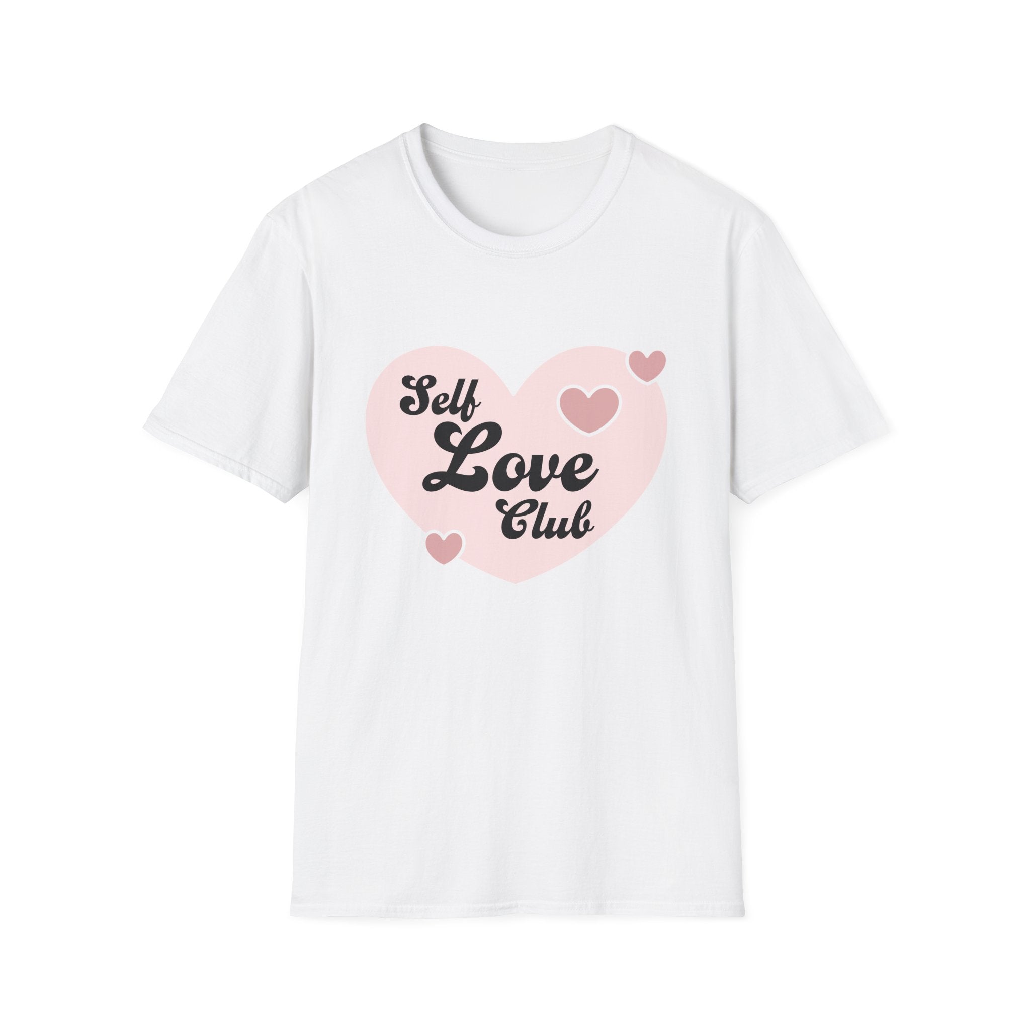 Self Love Club T-Shirt, Unisex Tee for Self-Care, Motivational Gift, Positive Affirmation Apparel, Everyday Comfort Wear