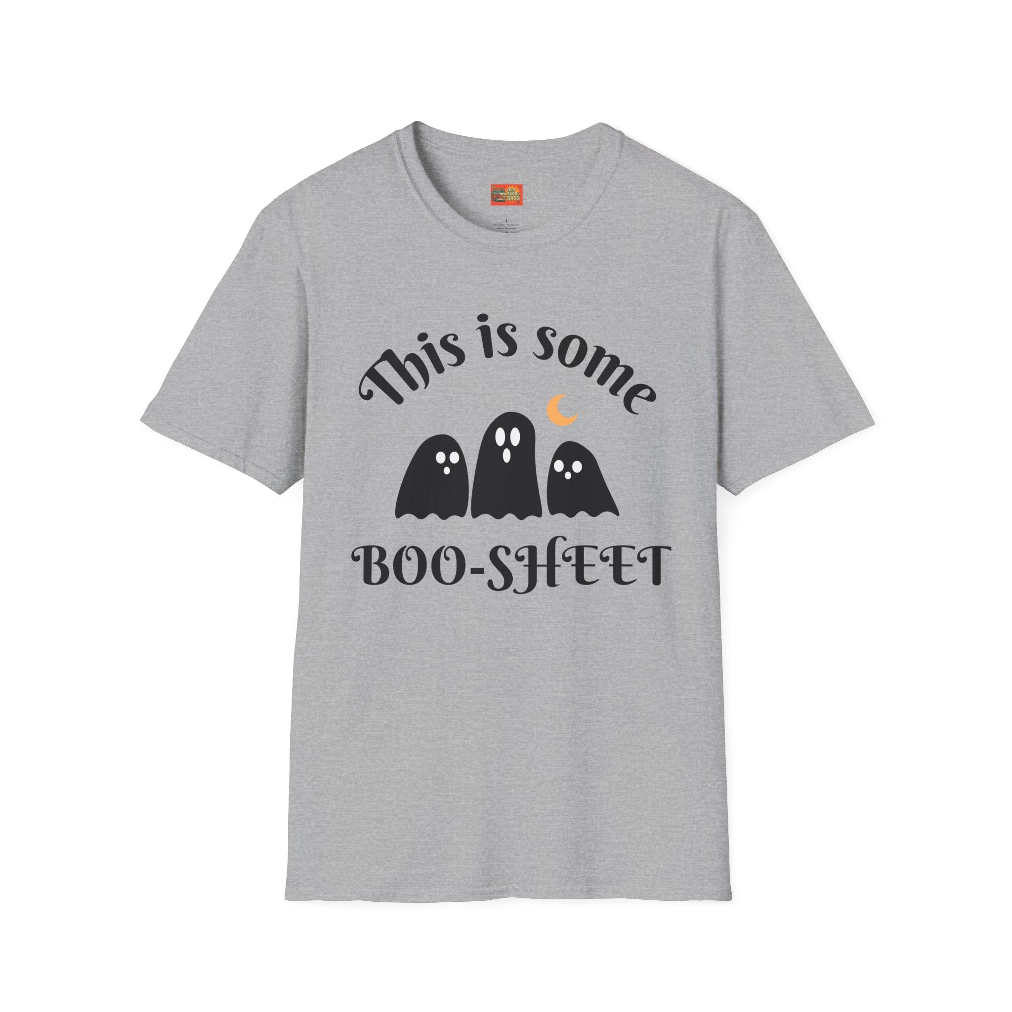 Unisex Halloween Graphic T-Shirt - This is Some Boo-Sheet, Funny Ghost Tee, Halloween Apparel, Fall Festival Shirt, Spooky Gift Idea
