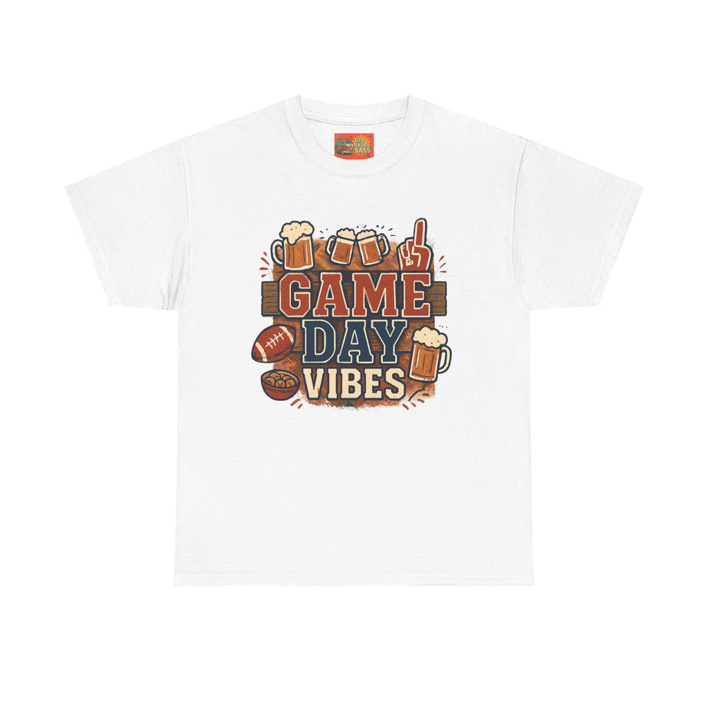 Game Day Vibes Unisex Cotton Tee, Sports T-Shirt, Casual Wear, Tailgating Gear, Game Watch Party Shirt, Gift for Sports Fans