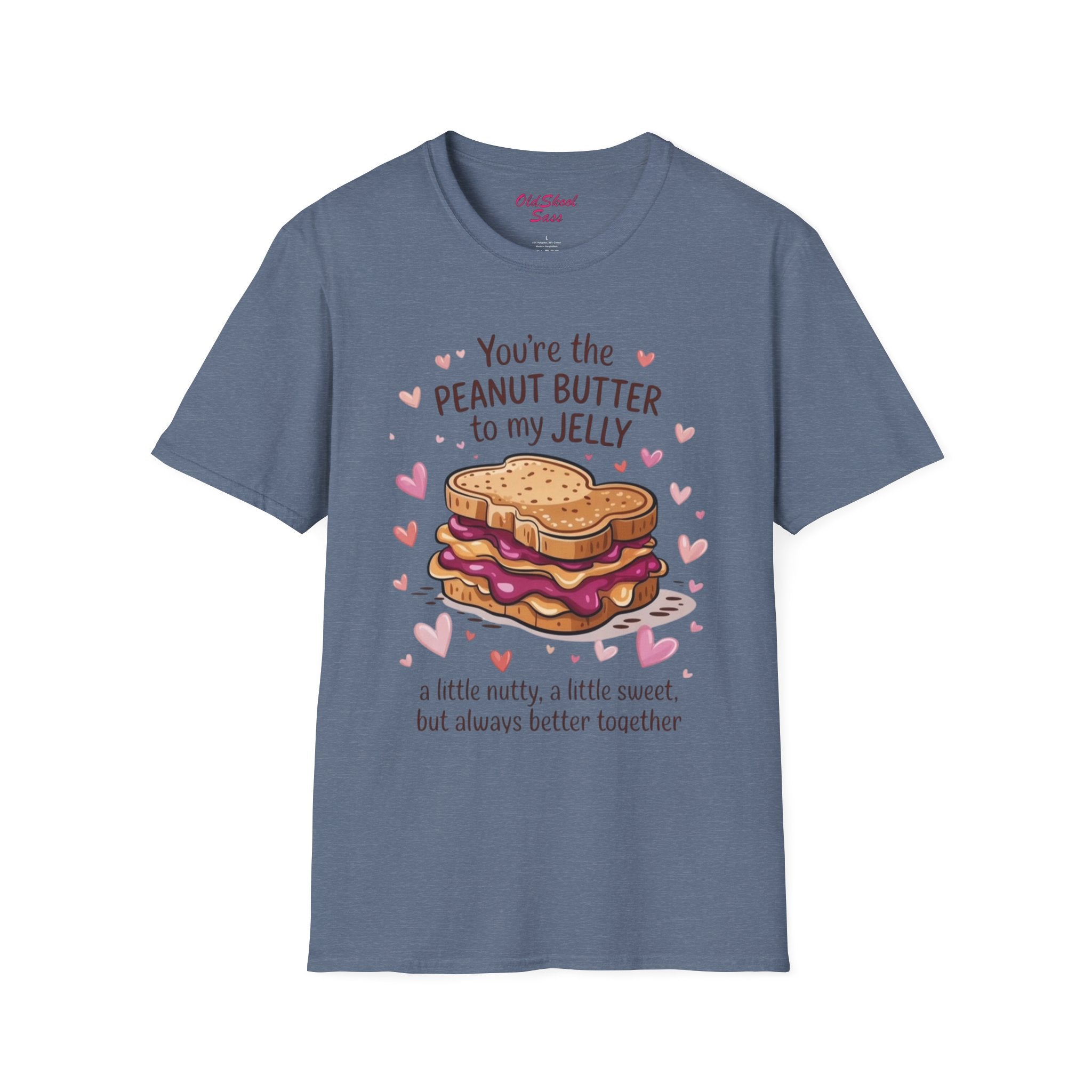 Cute Peanut Butter and Jelly Couple T-Shirt, Valentine's Day Gift, Sweet Relationship Tee, Fun Food Lovers Shirt, Unisex Graphic Top