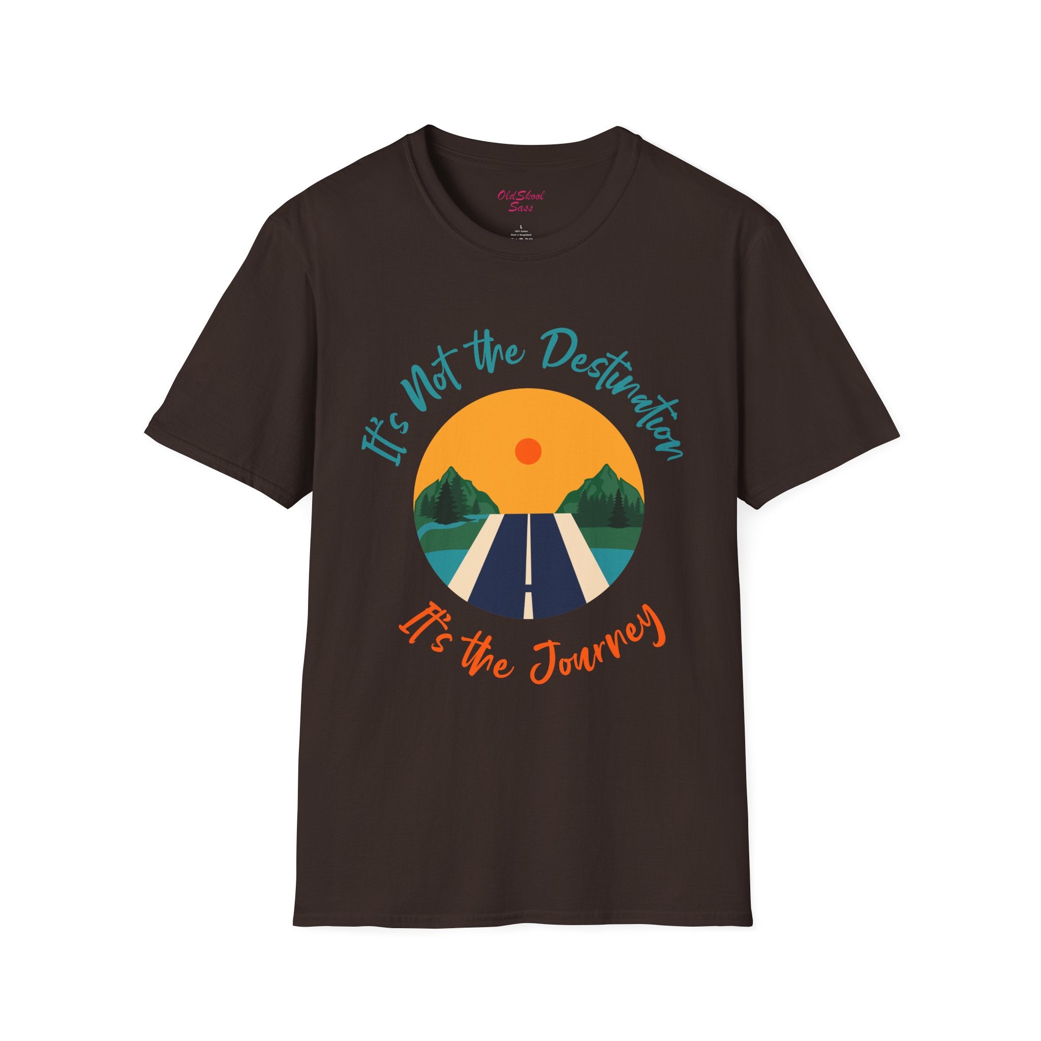 Adventure Journey Tee - Unisex Softstyle T-Shirt, Travel Shirt, Motivational Gift, Road Trip Apparel, Hiking Outfit, Inspirational Clothing