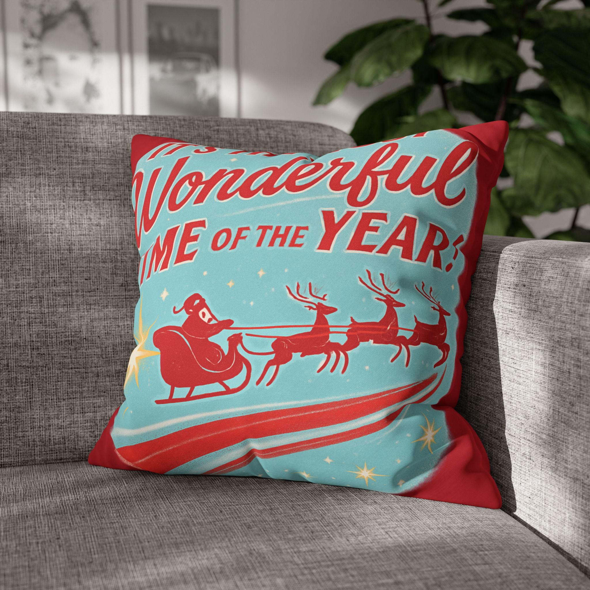 Festive Holiday Pillow