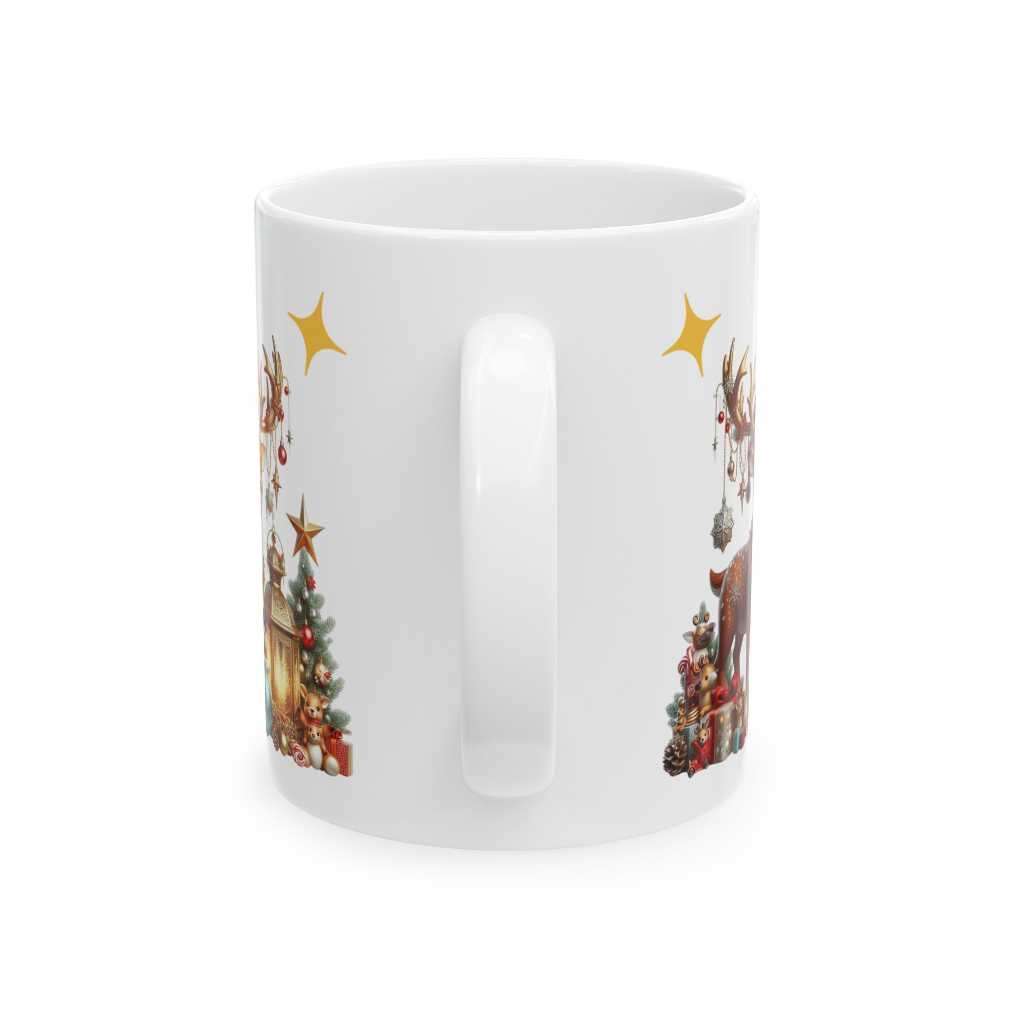 Festive Ceramic Mug - 'Tis the Season | Holiday Gift, Coffee Cup, Xmas Decor, Christmas Mug, Seasonal Beverage