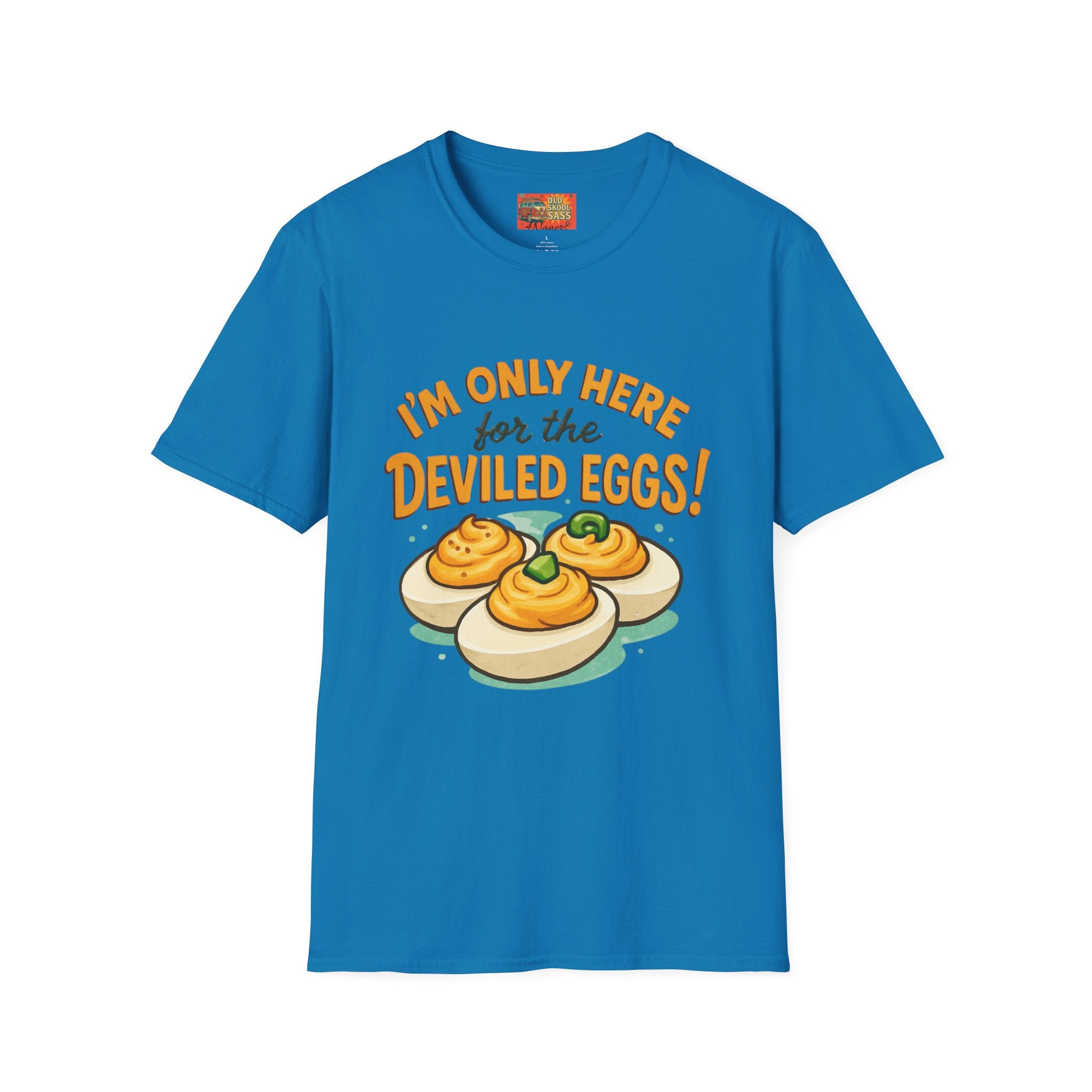 Funny Deviled Eggs T-Shirt, Casual Tee, Foodie Gift, Kitchen Shirt, Thanksgiving Apparel, Party Clothing
