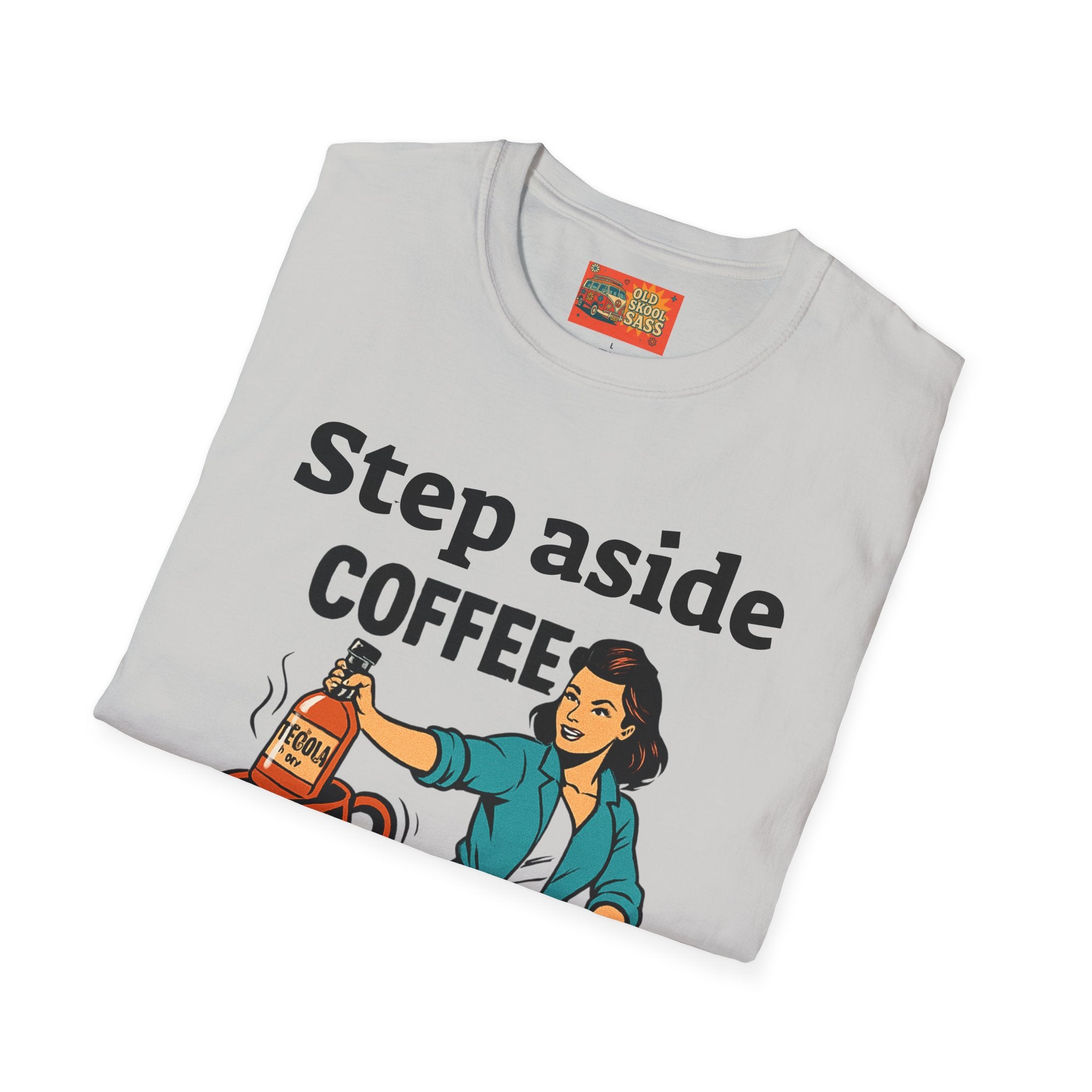 Funny Alcohol T-Shirt, Humorous Gift, Coffee Lovers Tee, Unisex Casual Wear, Birthday Gift, Party Shirt