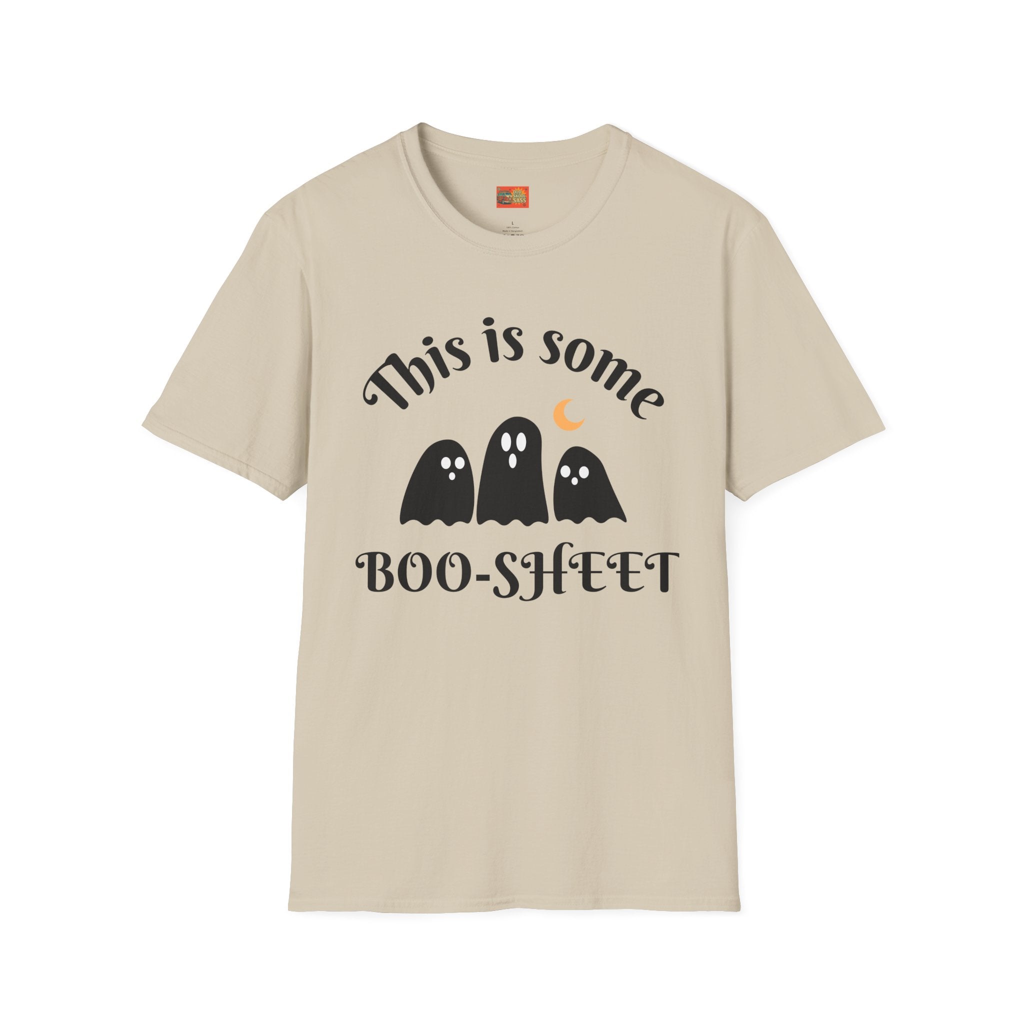 Unisex Halloween Graphic T-Shirt - This is Some Boo-Sheet, Funny Ghost Tee, Halloween Apparel, Fall Festival Shirt, Spooky Gift Idea