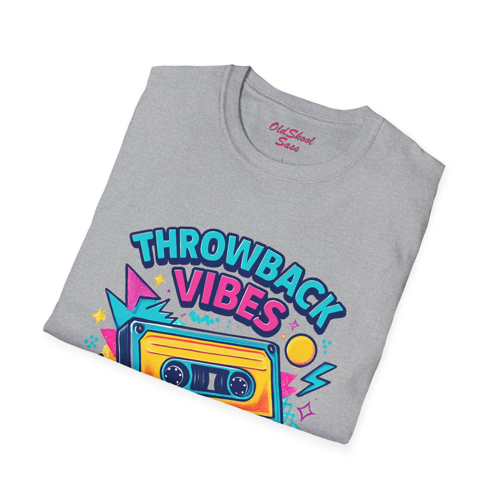 Retro Graphic T-Shirt, Throwback Vibes Tee, 80s 90s Nostalgia Shirt, Casual Wear, Trendy Gift for Music Lovers
