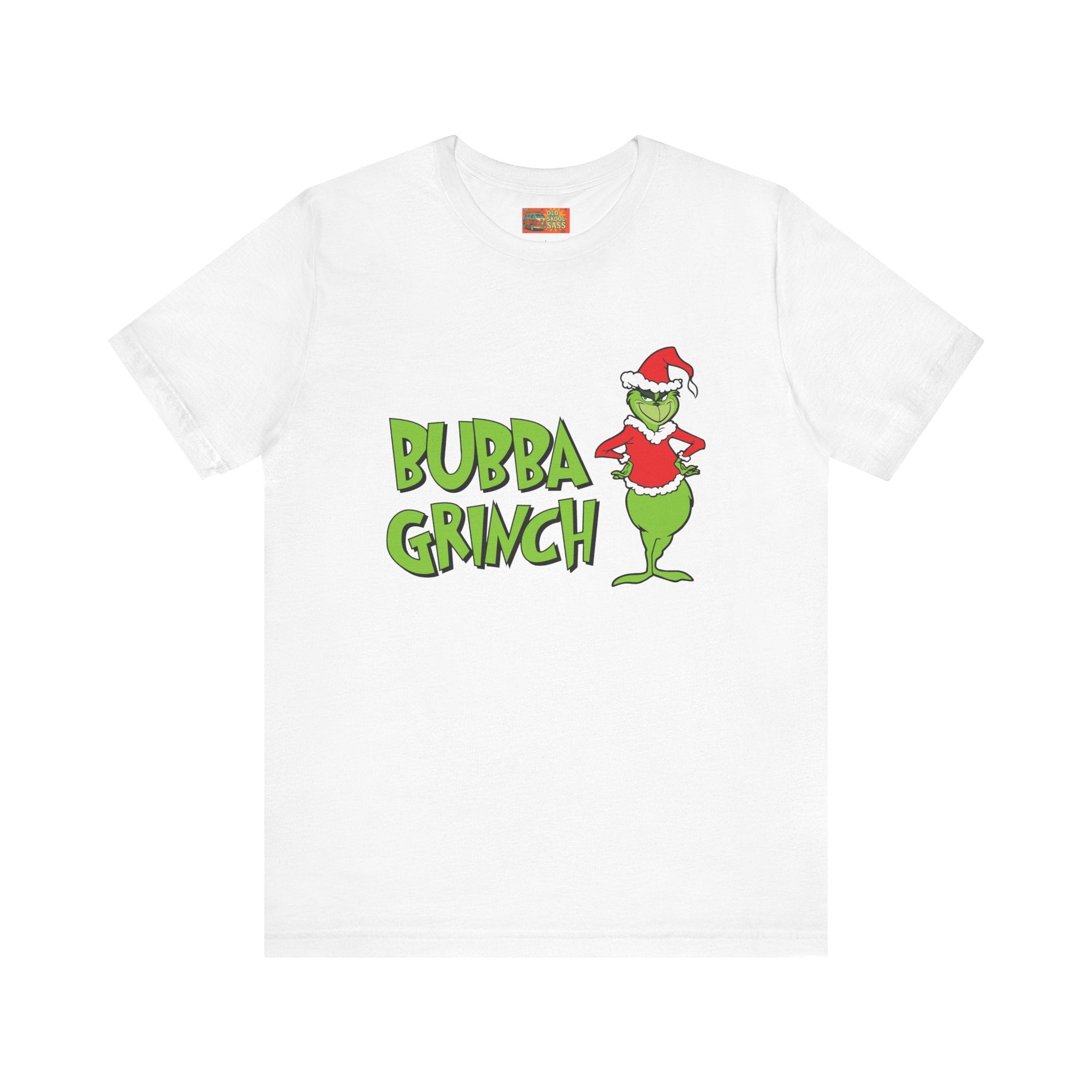 Bubba Grinch Tee - Unisex Jersey Short Sleeve Shirt, Funny Christmas Gift, Holiday Apparel, Santa Grinch Design, Tee for Family Gatherings