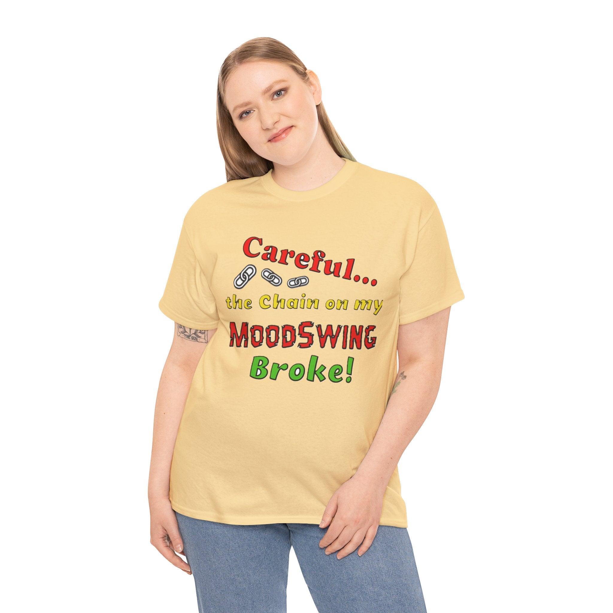 Mood Swing Humor Tee - Fun Graphic Shirt, Casual Wear, Gift for Friends, Quirky Apparel, Humor Lover's Gift