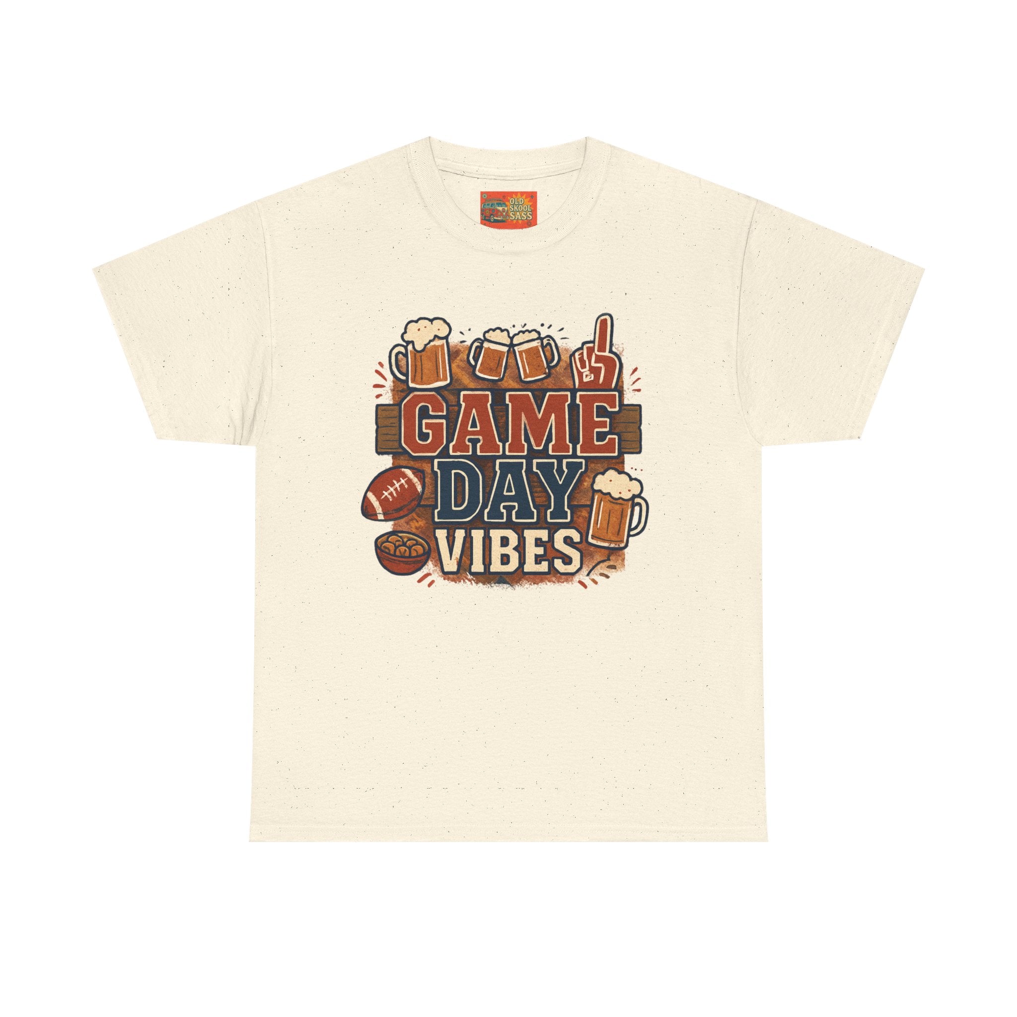 Game Day Vibes Unisex Cotton Tee, Sports T-Shirt, Casual Wear, Tailgating Gear, Game Watch Party Shirt, Gift for Sports Fans