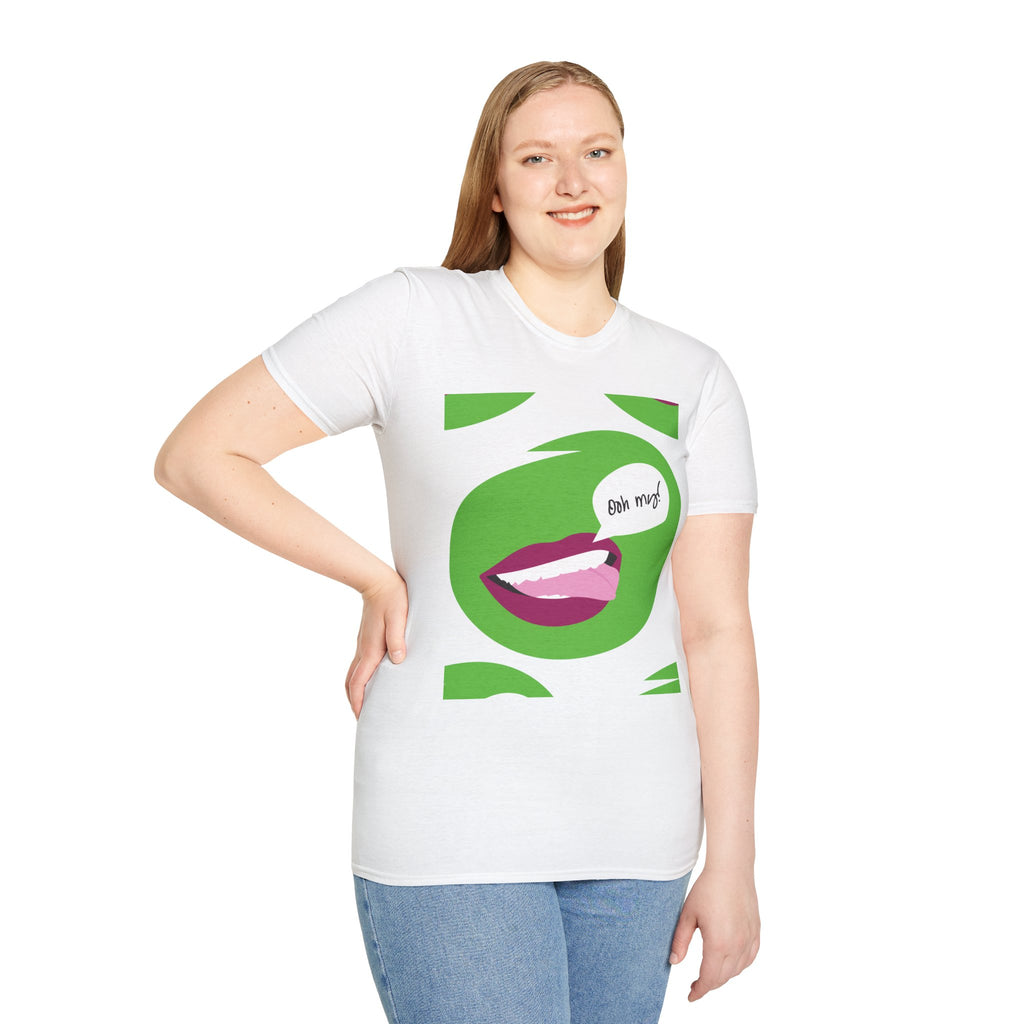 Bold Graphic Tee with Fun Design, Unisex Casual T-Shirt, Pop Art Style Apparel, Great for Summer Outings, Gift for Friends